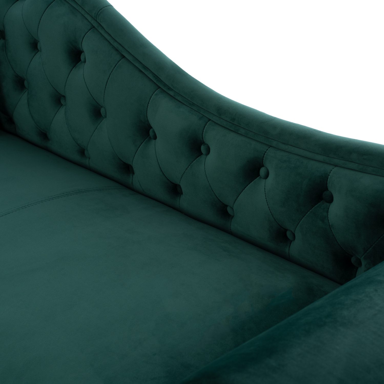 ΑΝΑΚΛΙΝΔΡΟ T.CHESTERFIELD NIOVI HM3007.03 ΚΥΠΑΡΙΣΣΙ ΒΕΛΟΥΔΟ-ΜΑΥΡΑ ΠΟΔΙΑ 187x61x82Υεκ - Image 6