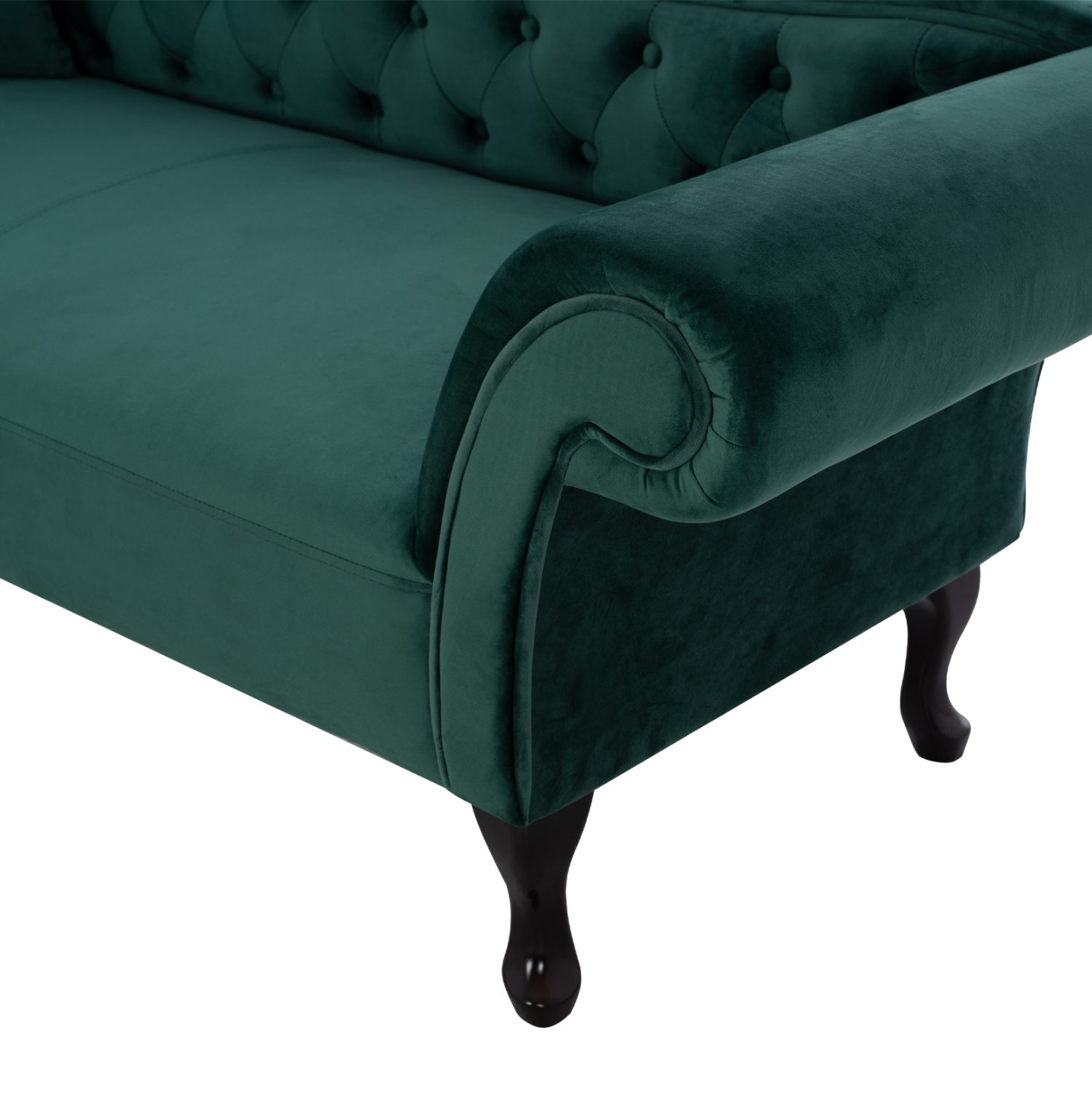 ΑΝΑΚΛΙΝΔΡΟ T.CHESTERFIELD NIOVI HM3007.03 ΚΥΠΑΡΙΣΣΙ ΒΕΛΟΥΔΟ-ΜΑΥΡΑ ΠΟΔΙΑ 187x61x82Υεκ - Image 7