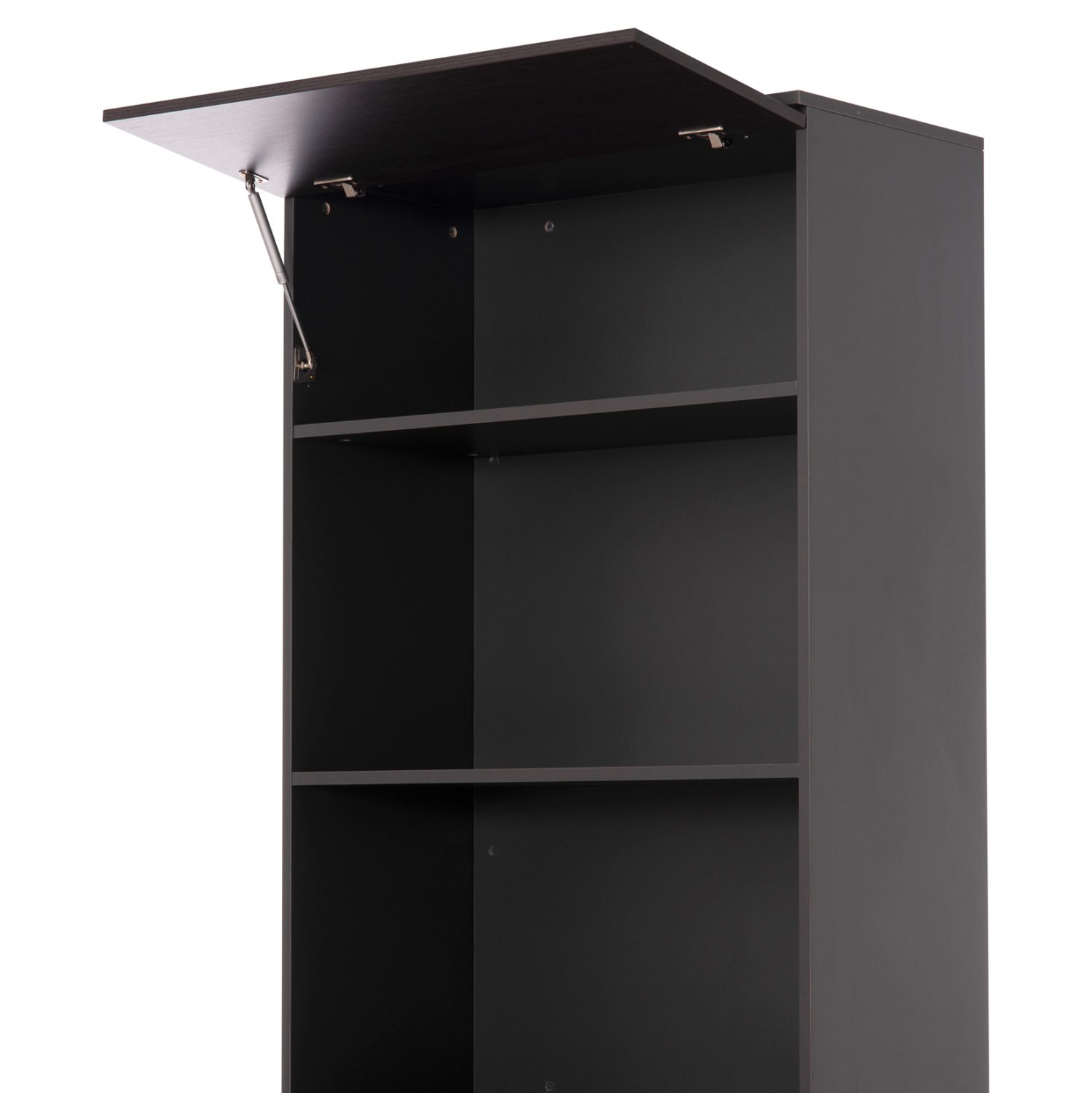 ΒΙΒΛΙΟΘΗΚΗ ΓΡΑΦΕΙΟΥ ΕΠΑΓΓΕΛΜΑΤΙΚΗ ROSEWOOD HM2089 ΜΕΛΑΜΙΝΗ ΓΚΡΙ-WENGE 80Χ40Χ200Υεκ. - Image 8