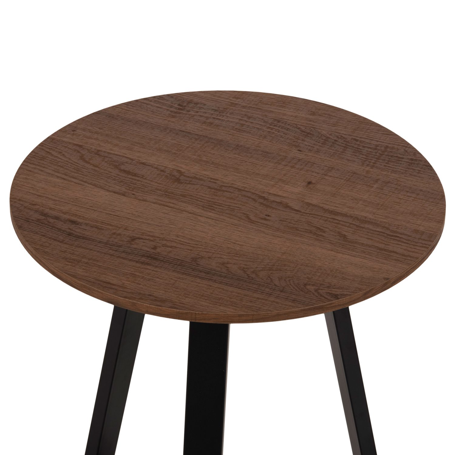 ΒΟΗΘΗΤΙΚΟ ΤΡΑΠΕΖΑΚΙ ROCKET HM9587.04 MDF ΚΑΡΥΔΙ-ΜΑΥΡΗ ΜΕΤΑΛΛΙΚΗ ΒΑΣΗ Φ45x55Υεκ. - Image 5