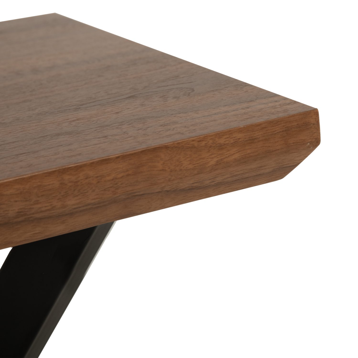 ΒΟΗΘΗΤΙΚΟ ΤΡΑΠΕΖΑΚΙ ΣΑΛΟΝΙΟΥ HM9471.02 MDF ΜΕ ΚΑΠΛΑΜΑ ΑΠΟ ΞΥΛΟ ΚΑΡΥΔΙΑΣ-ΜΕΤΑΛ.ΒΑΣΗ 50x50x58Υεκ. - Image 4