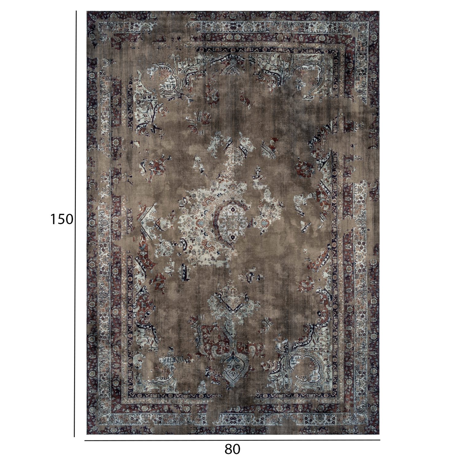 ΧΑΛΙ ΣΑΛΟΝΙΟΥ JOSIANE HM7676.05 ΚΑΦΕ 80X150 εκ. - Image 2