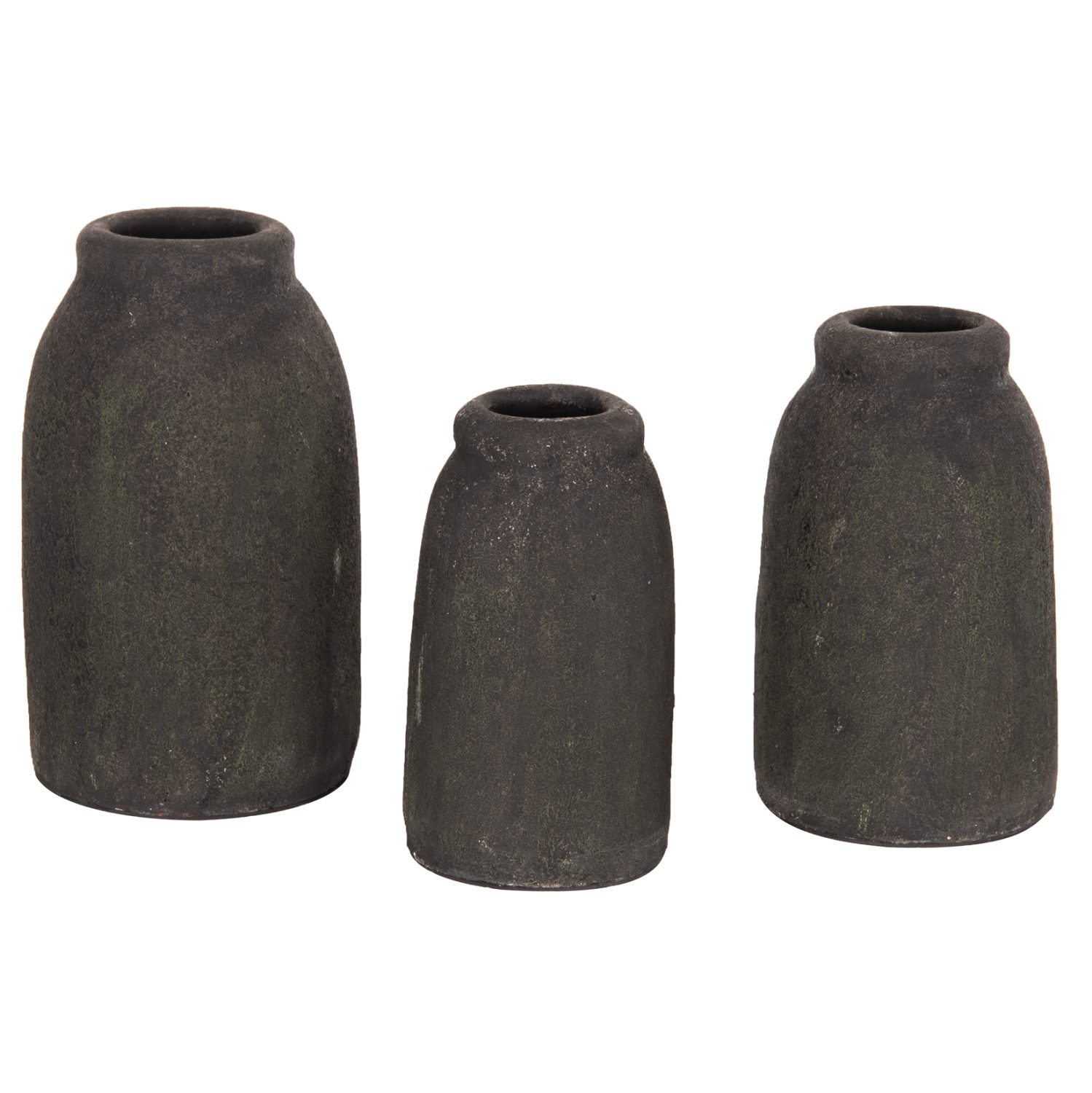 ΔΙΑΚΟΣΜΗΤΙΚA ΒΑΖA ΑΠΟ TERRACOTTA ΑΝΘΡΑΚΙ HM7711.11 Φ12Χ22Υ εκ - Image 5