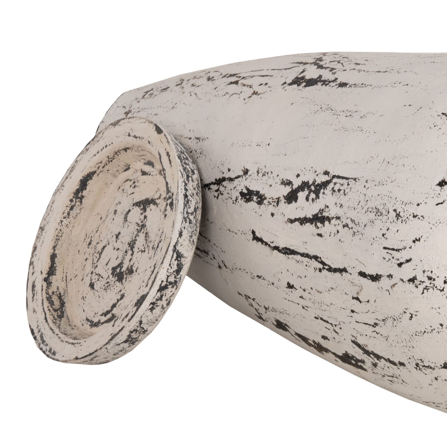 ΔΙΑΚΟΣΜΗΤΙΚΟ ΒΑΖΟ ΔΑΠΕΔΟΥ ΜΕ ΒΑΣΗ-ΠΙΑΤΑΚΙ LAUREL HM7937 ΤΕΡΑΚΟΤΑ- ΛΕΥΚΗ ΠΑΤΙΝΑ Φ45x100Y εκ. - Image 7