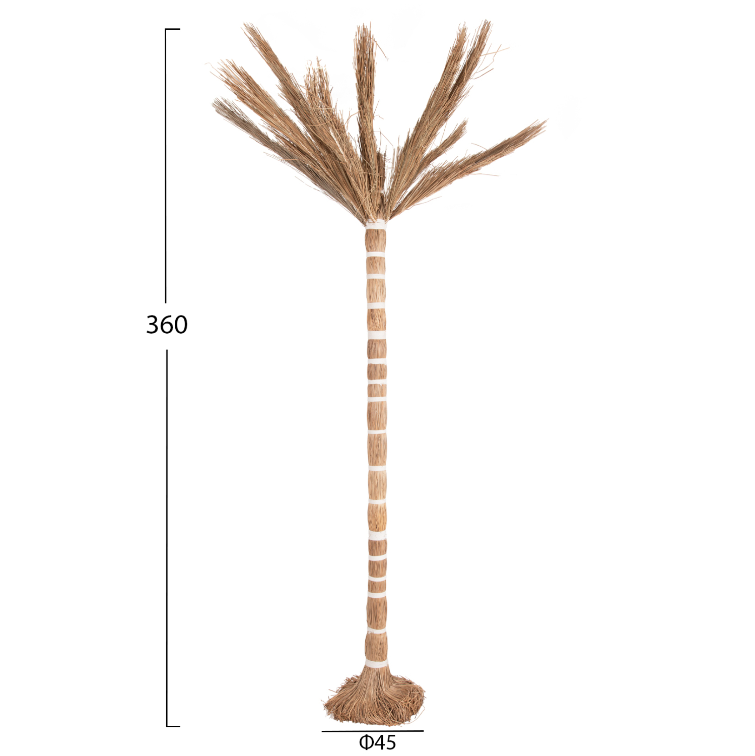 ΔΙΑΚΟΣΜΗΤΙΚΟ ΔΕΝΤΡΟ TROPIC HM4322 τ.ΦΟΙΝΙΚΑ ΑΠΟ MENDONG GRASS 360Yεκ. - Image 2