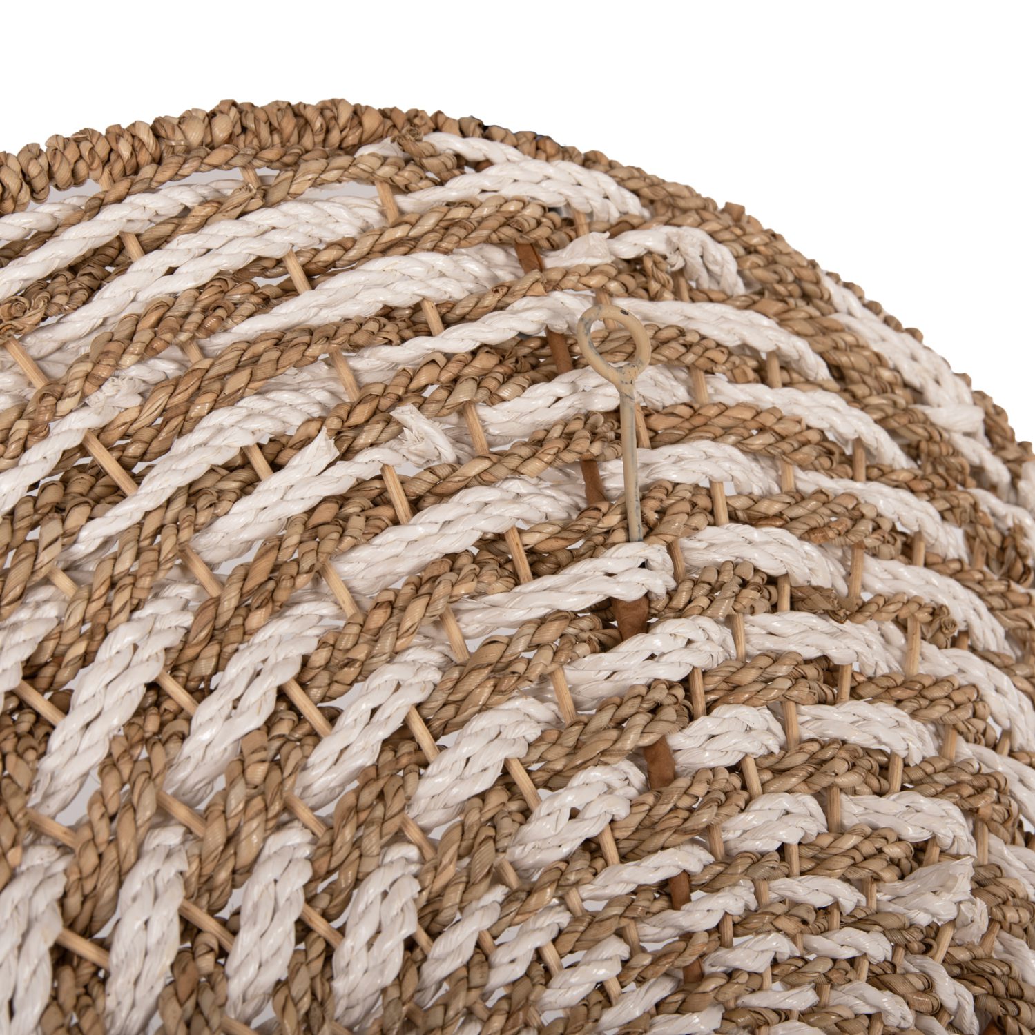 ΔΙΑΚΟΣΜΗΤΙΚΟ ΤΟΙΧΟΥ ΣΤΡΟΓΓΥΛΟ HM7830.01 ΣΠΙΡΑΛ ΟΨΗ-SEAGRASS ΣΕ ΛΕΥΚΟ-ΦΥΣΙΚΟ ΧΡΩΜΑ Φ61x3εκ. - Image 5