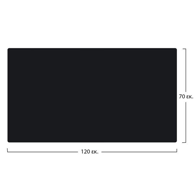 ΕΠΙΦΑΝΕΙΑ ΤΡΑΠΕΖΙΟΥ COMPACT HPL 120X70 εκ. ΜΑΥΡΗ HM5163.03 - Image 2