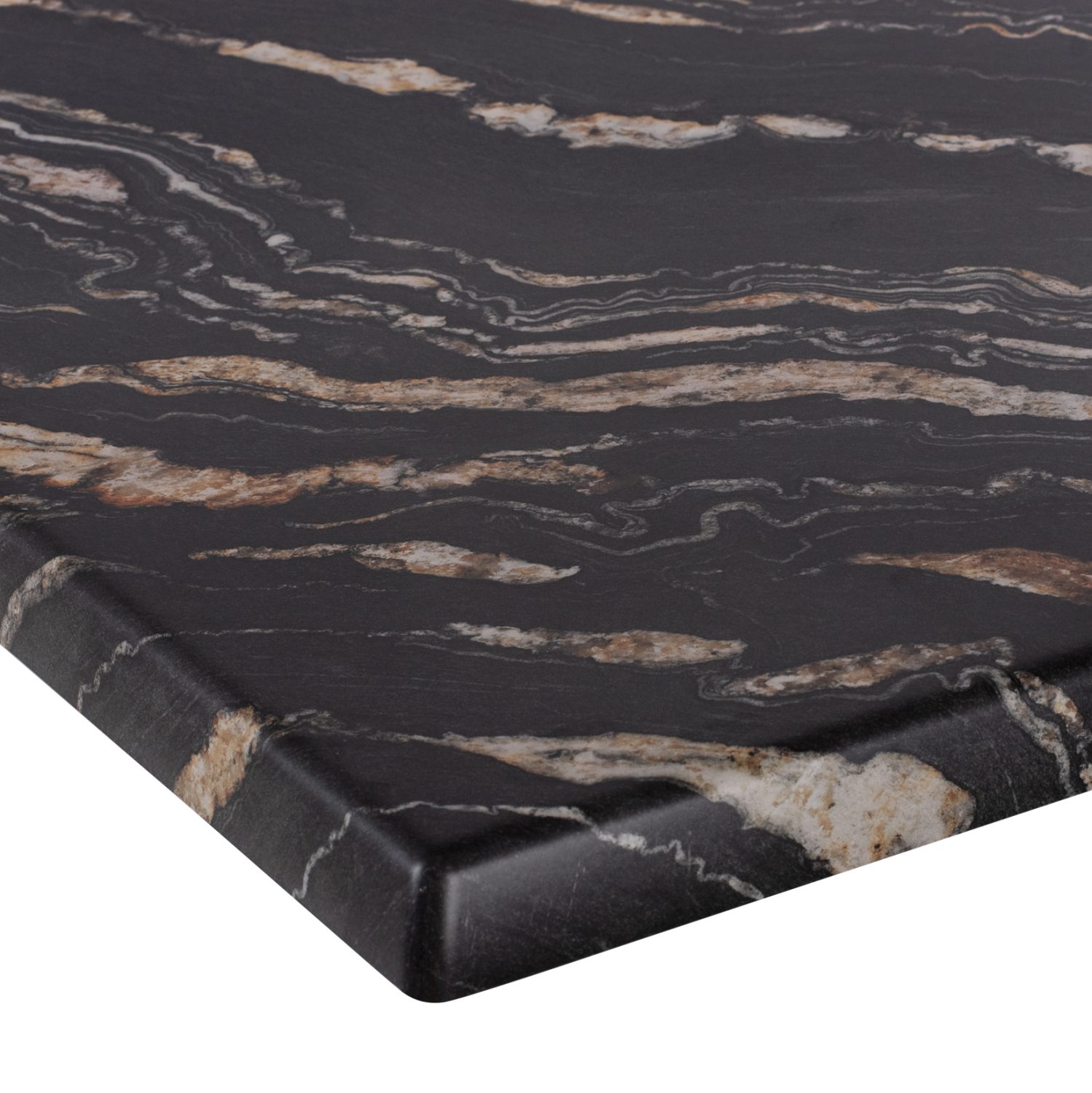 ΕΠΙΦΑΝΕΙΑ ΤΡΑΠΕΖΙΟΥ WERZALIT 80Χ80Χ3.5εκ. BLACK GOLD MARBLE HM5231.15 - Image 4