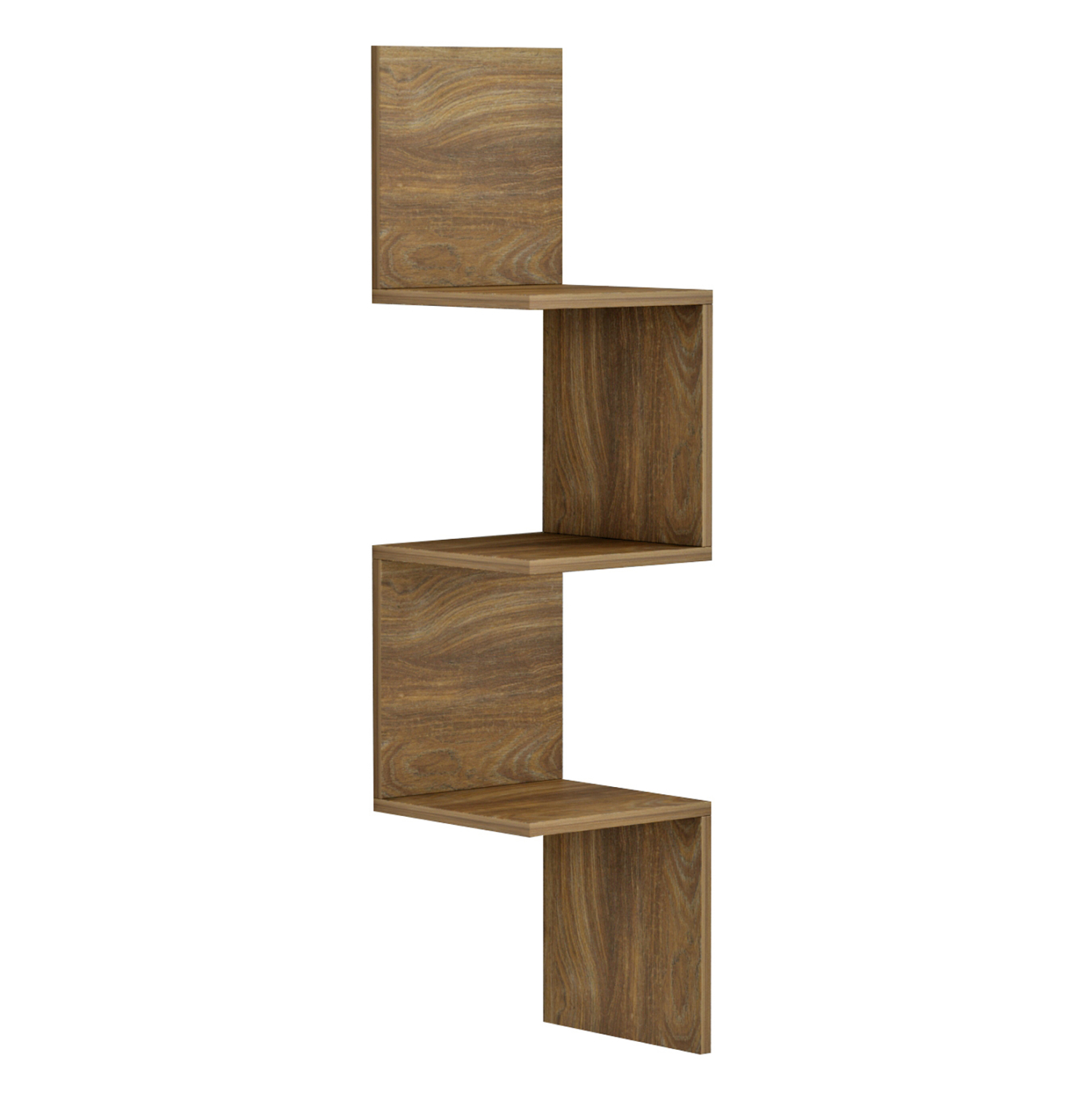 ΕΠΙΤΟΙΧΙΑ ΓΩΝΙΑΚΗ ΡΑΦΙΕΡΑ ILLUSION HM8935.11 ΜΕΛΑΜΙΝΗ ΣΕ ΣΚΟΥΡΟ ΦΥΣΙΚΟ 25x25x105,4Υεκ. - Image 6