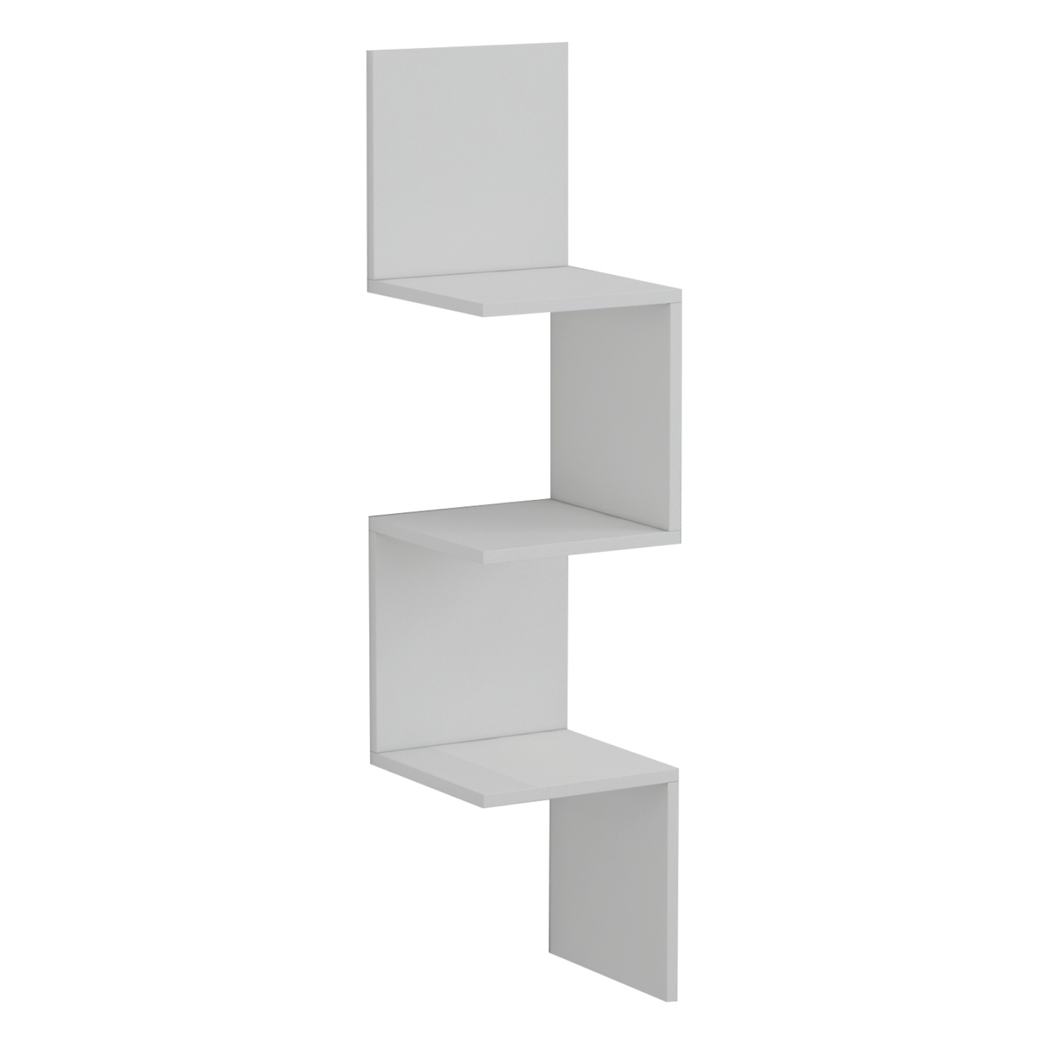 ΕΠΙΤΟΙΧΙΑ ΓΩΝΙΑΚΗ ΡΑΦΙΕΡΑ ILLUSION HM8935.12 ΜΕΛΑΜΙΝΗ ΣΕ ΛΕΥΚΟ 25x25x105,4Υεκ. - Image 3