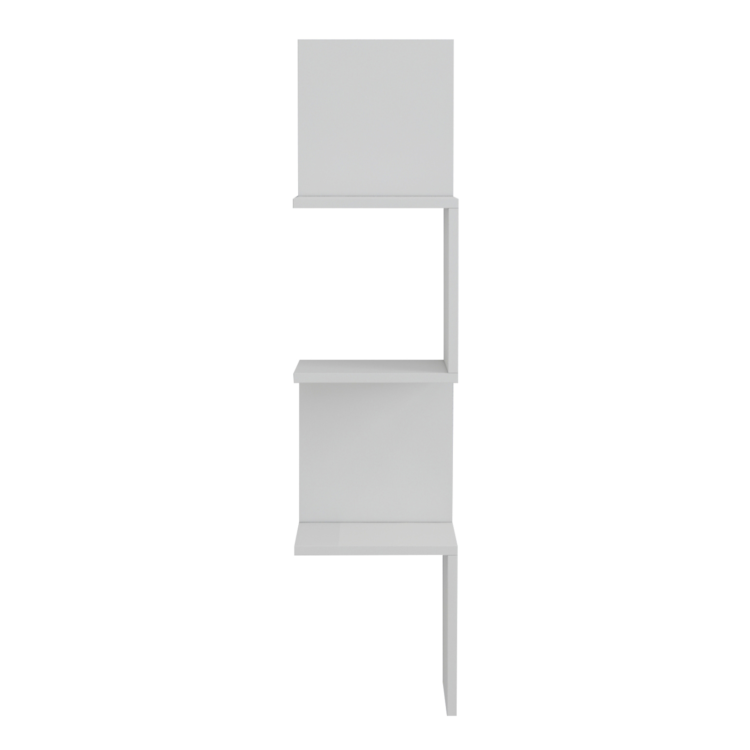 ΕΠΙΤΟΙΧΙΑ ΓΩΝΙΑΚΗ ΡΑΦΙΕΡΑ ILLUSION HM8935.12 ΜΕΛΑΜΙΝΗ ΣΕ ΛΕΥΚΟ 25x25x105,4Υεκ. - Image 5