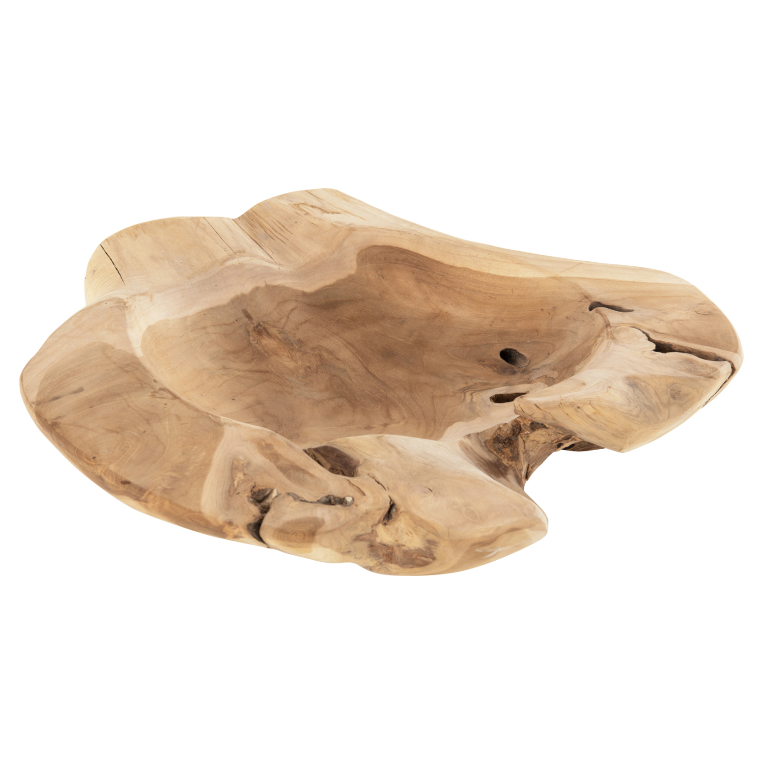 ΕΠΙΤΡΑΠΕΖΙΟ ΔΙΑΚΟΣΜΗΤΙΚΟ ΜΠΟΛ YOKI HM9795 ΞΥΛΟ ΤΕΑΚ ΣΕ ΦΥΣΙΚΟ Φ58x12Y εκ. - Image 4