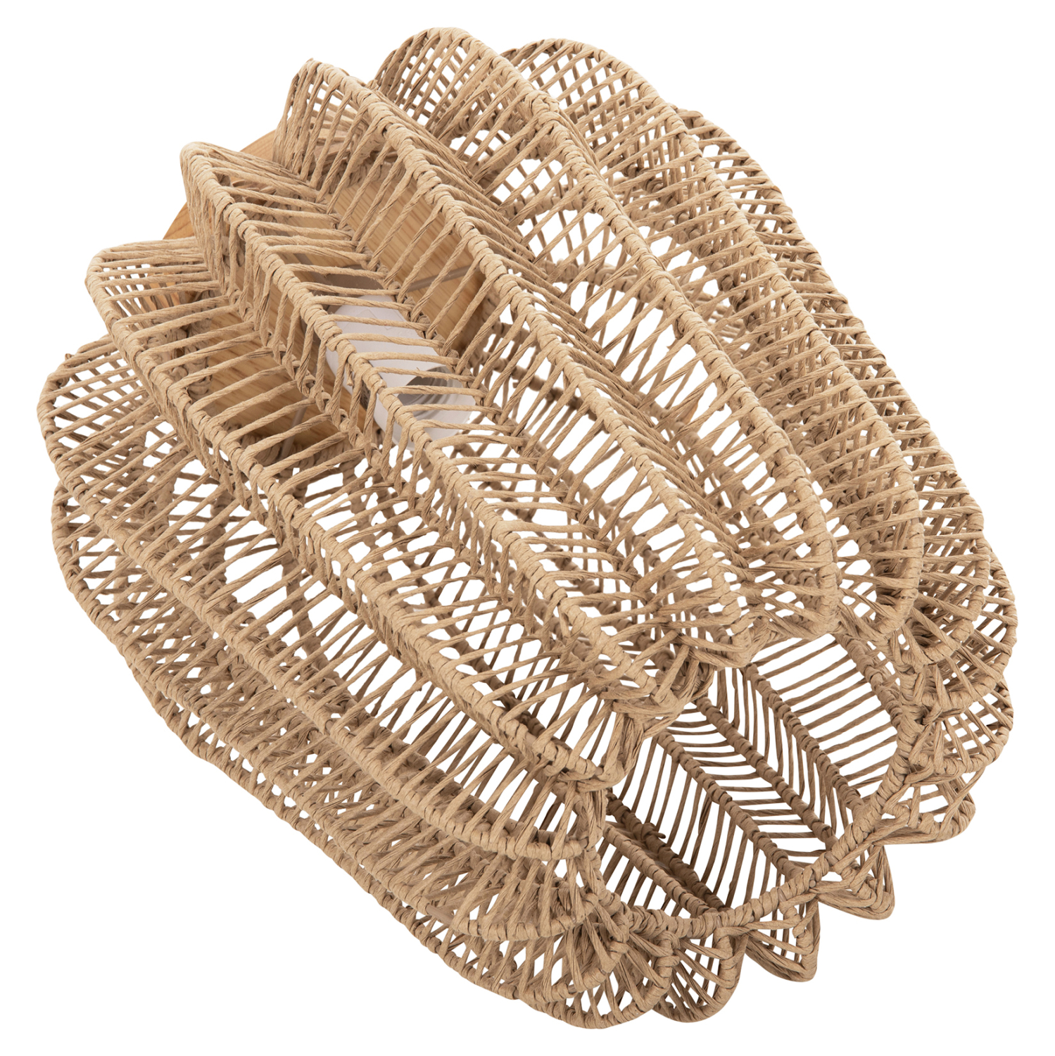 ΕΠΙΤΡΑΠΕΖΙΟ ΦΩΤΙΣΤΙΚΟ HM4350 ΜΕΤΑΛΛΟ ΜΕ PAPER ROPE ΣΕ ΦΥΣΙΚΟ Φ29Χ34Υεκ. - Image 3