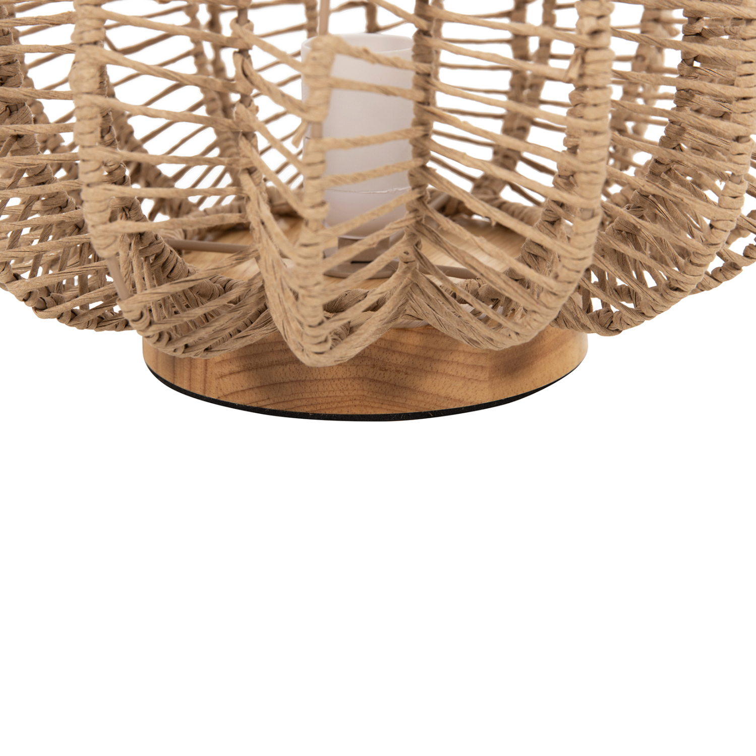 ΕΠΙΤΡΑΠΕΖΙΟ ΦΩΤΙΣΤΙΚΟ HM4350 ΜΕΤΑΛΛΟ ΜΕ PAPER ROPE ΣΕ ΦΥΣΙΚΟ Φ29Χ34Υεκ. - Image 7