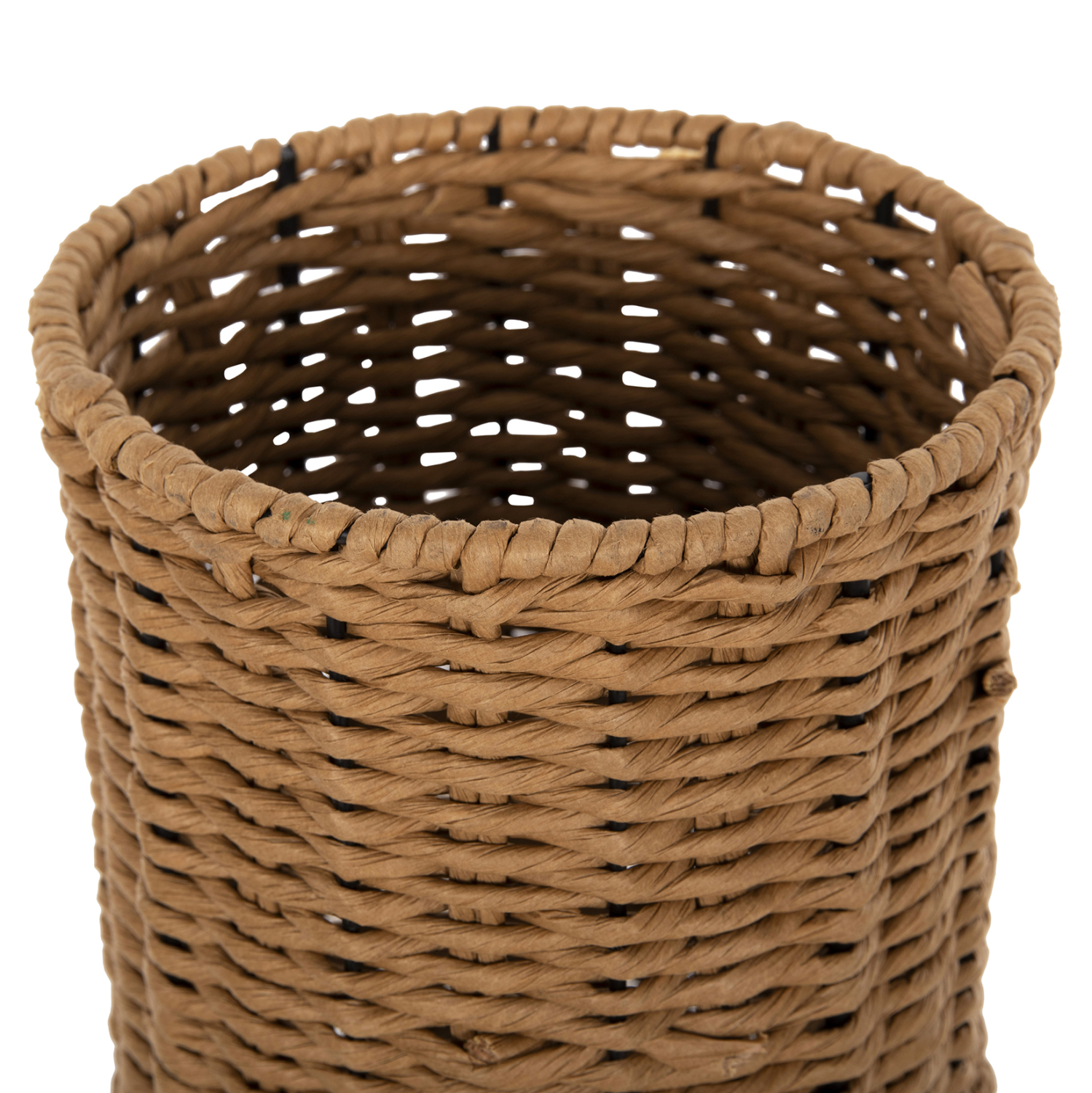 ΦΩΤΙΣΤΙΚΟ ΔΑΠΕΔΟΥ HM4342 ΜΕΤΑΛΛΟ-PAPER ROPE ΣΕ ΜΠΕΖ ΑΜΜΟΥ-ΜΑΥΡΟ Φ20X120Υεκ. - Image 3