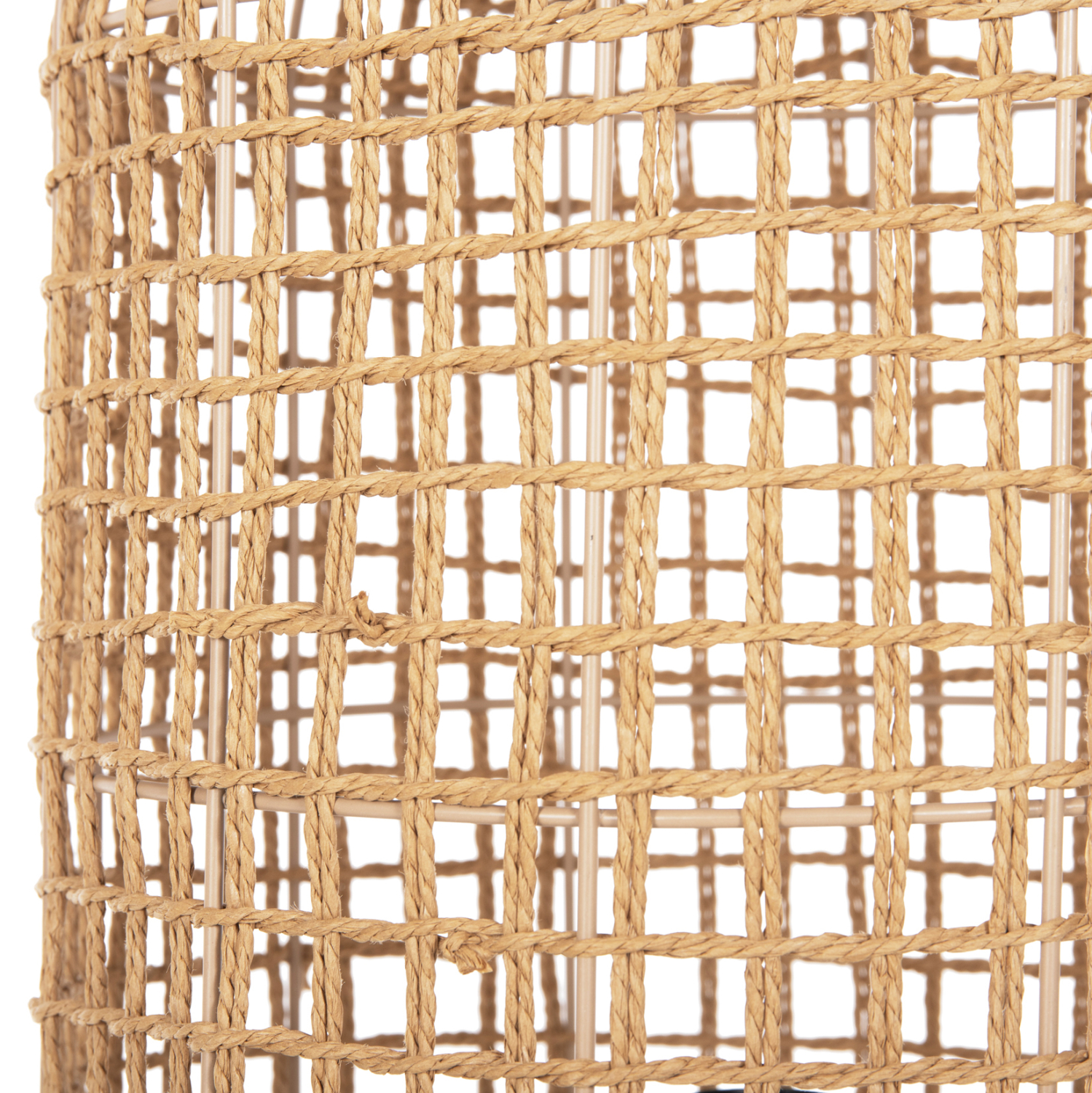 ΦΩΤΙΣΤΙΚΟ ΔΑΠΕΔΟΥ HM4357 ΜΕΤΑΛΛΟ-PAPER ROPE ΣΕ ΚΑΦΕ-2 ΛΑΜΠΕΣ Φ30x134Υεκ. - Image 6