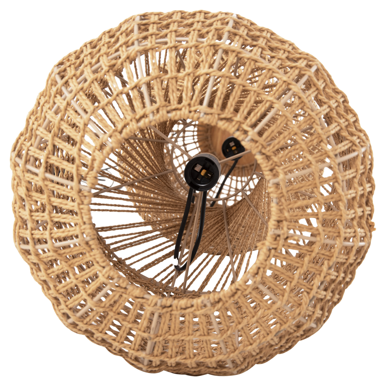 ΦΩΤΙΣΤΙΚΟ ΔΑΠΕΔΟΥ HM4357 ΜΕΤΑΛΛΟ-PAPER ROPE ΣΕ ΚΑΦΕ-2 ΛΑΜΠΕΣ Φ30x134Υεκ. - Image 9