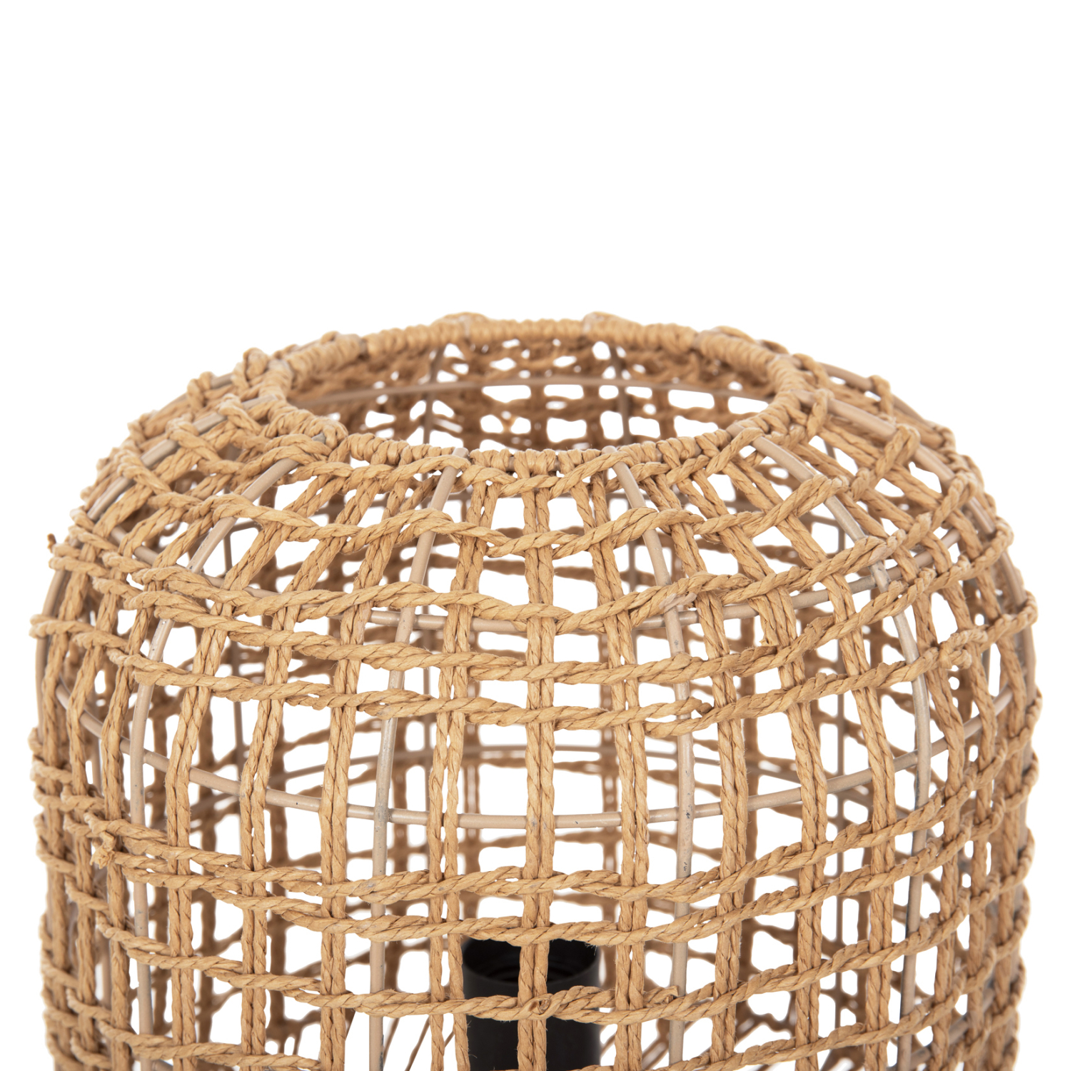 ΦΩΤΙΣΤΙΚΟ ΔΑΠΕΔΟΥ HM4359 ΜΕΤΑΛΛΟ-PAPER ROPE ΣΕ ΚΑΦΕ-2 ΛΑΜΠΕΣ Φ25x78,5Υεκ. - Image 3