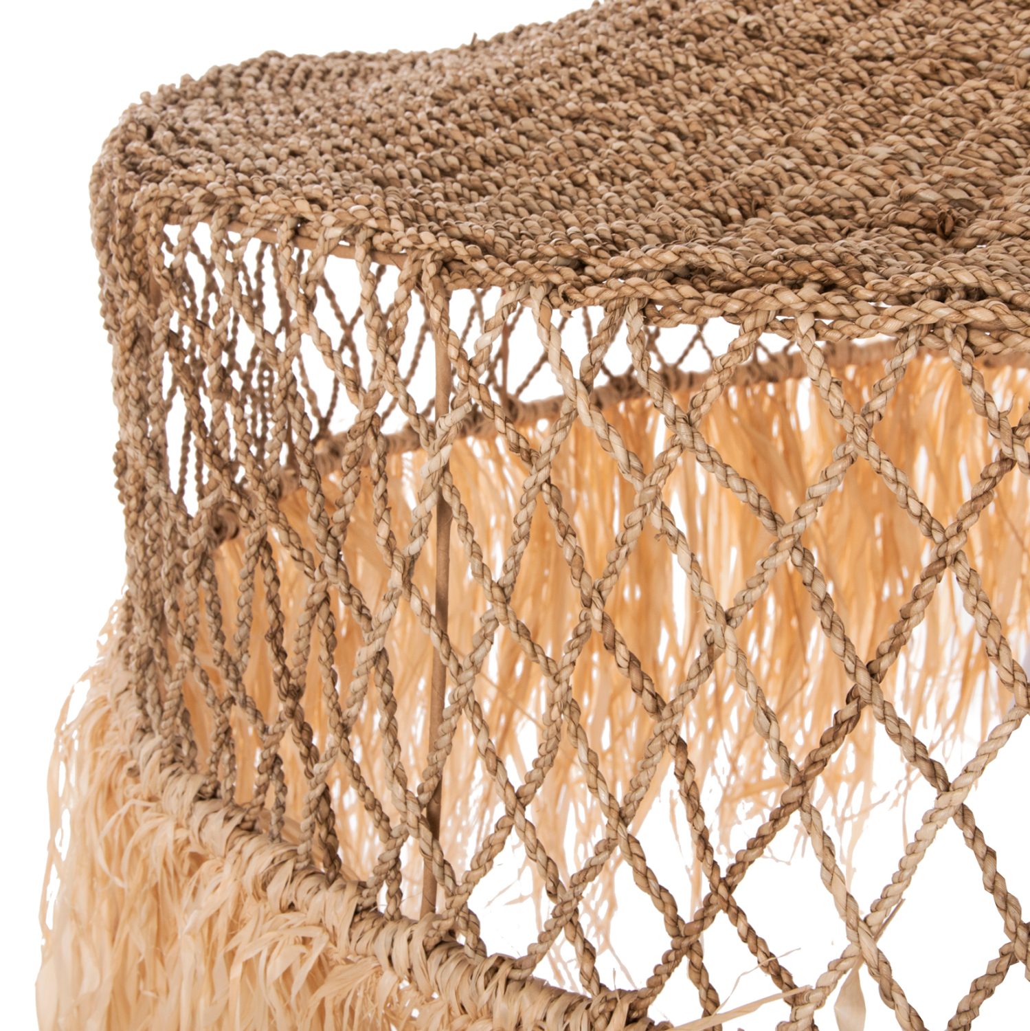 ΦΩΤΙΣΤΙΚΟ ΟΡΟΦΗΣ ΚΡΕΜΑΣΤΟ HM4031 ΙΝΕΣ ΦΟΙΝΙΚΑ & SEAGRASS ΚΡΟΣΙΑ- ΦΥΣΙΚΟ Φ123x65Yεκ. - Image 3