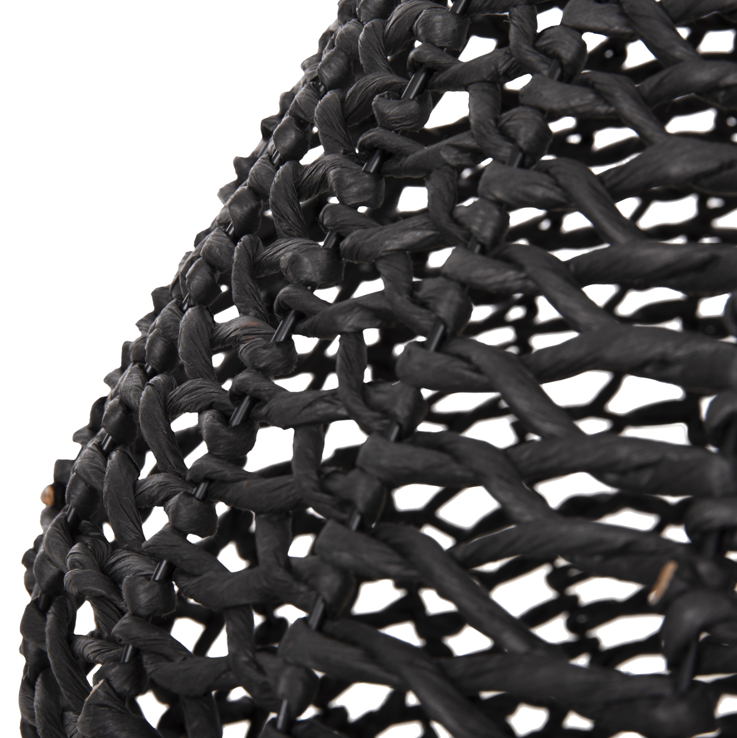 ΦΩΤΙΣΤΙΚΟ ΟΡΟΦΗΣ ΚΡΕΜΑΣΤΟ HM4346 ΑΠΟ PAPER ROPE ΜΠΕΖ ΚΑΙ ΜΑΥΡΟ Φ55,5x44Υεκ. - Image 7