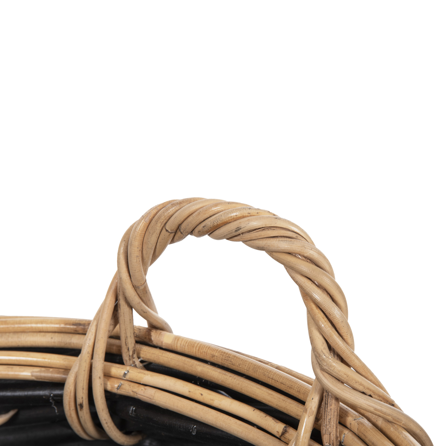 ΚΑΛΑΘΙ ΔΑΠΕΔΟΥ POTTS HM4378 ΜΑΥΡO&ΦΥΣΙΚΟ ΧΡΩΜΑ- CL RATTAN Φ62x36Yεκ. - Image 8