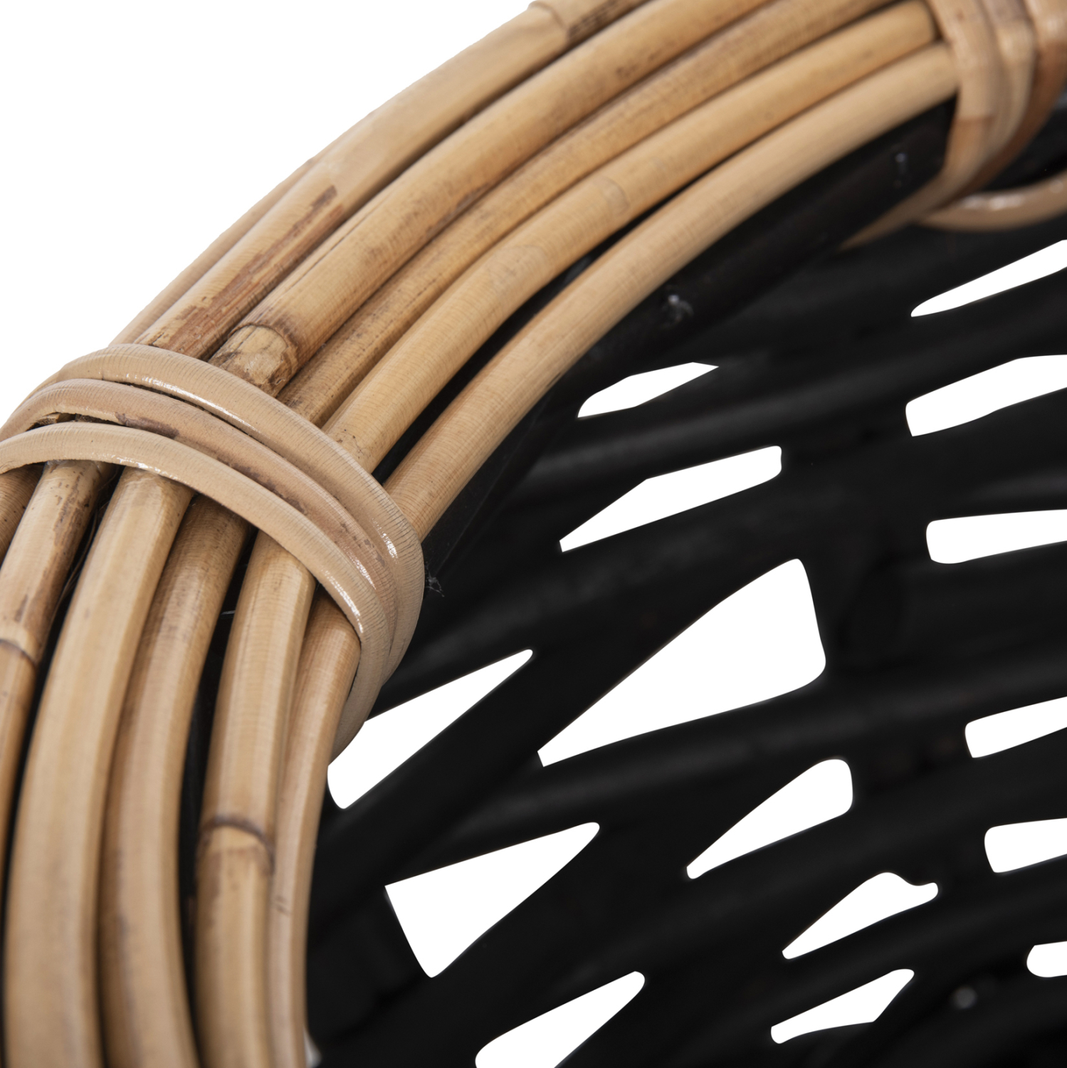 ΚΑΛΑΘΙ ΔΑΠΕΔΟΥ POTTS HM4378 ΜΑΥΡO&ΦΥΣΙΚΟ ΧΡΩΜΑ- CL RATTAN Φ62x36Yεκ. - Image 9