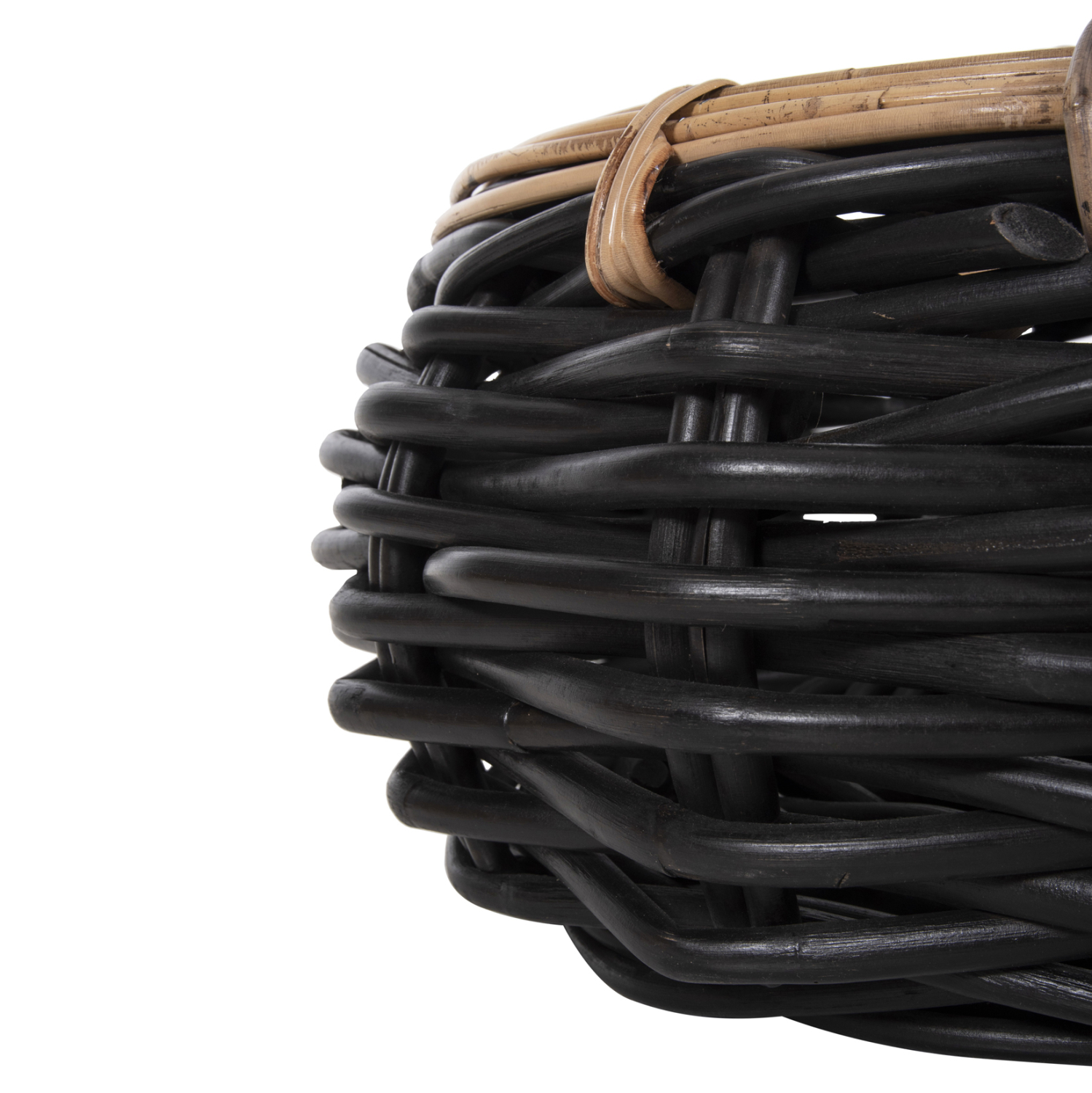 ΚΑΛΑΘΙ ΔΑΠΕΔΟΥ POTTS HM4378 ΜΑΥΡO&ΦΥΣΙΚΟ ΧΡΩΜΑ- CL RATTAN Φ62x36Yεκ. - Image 10