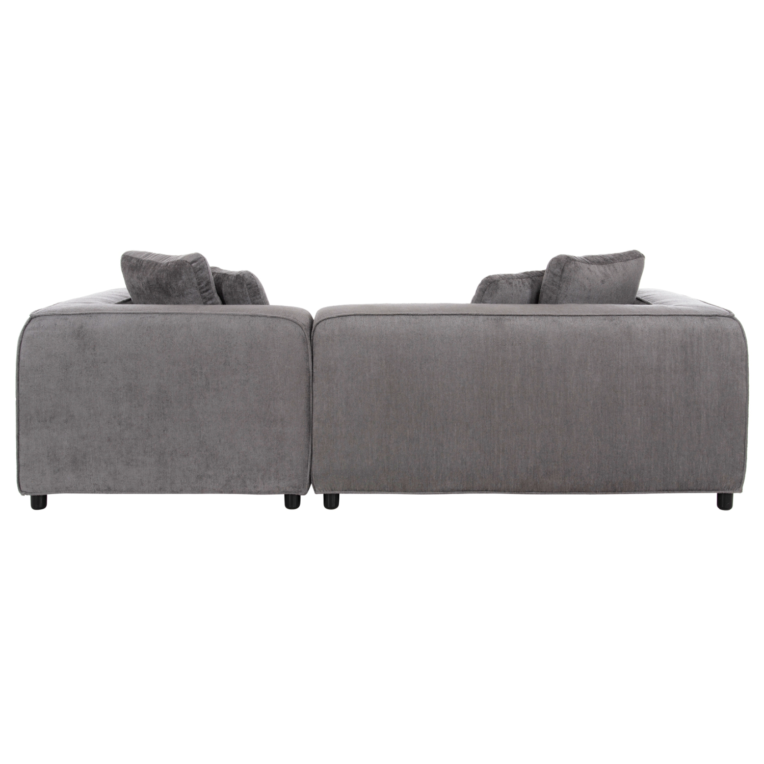 ΚΑΝΑΠΕΣ ΓΩΝΙΑ 3-ΘΕΣΙΟΣ GRACE HM3280.03R ΓΚΡΙ ΥΦΑΣΜΑ 252x105-160x70-90Υεκ. - Image 5