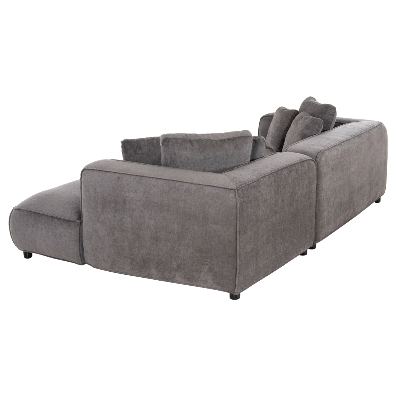 ΚΑΝΑΠΕΣ ΓΩΝΙΑ 3-ΘΕΣΙΟΣ GRACE HM3280.03R ΓΚΡΙ ΥΦΑΣΜΑ 252x105-160x70-90Υεκ. - Image 6