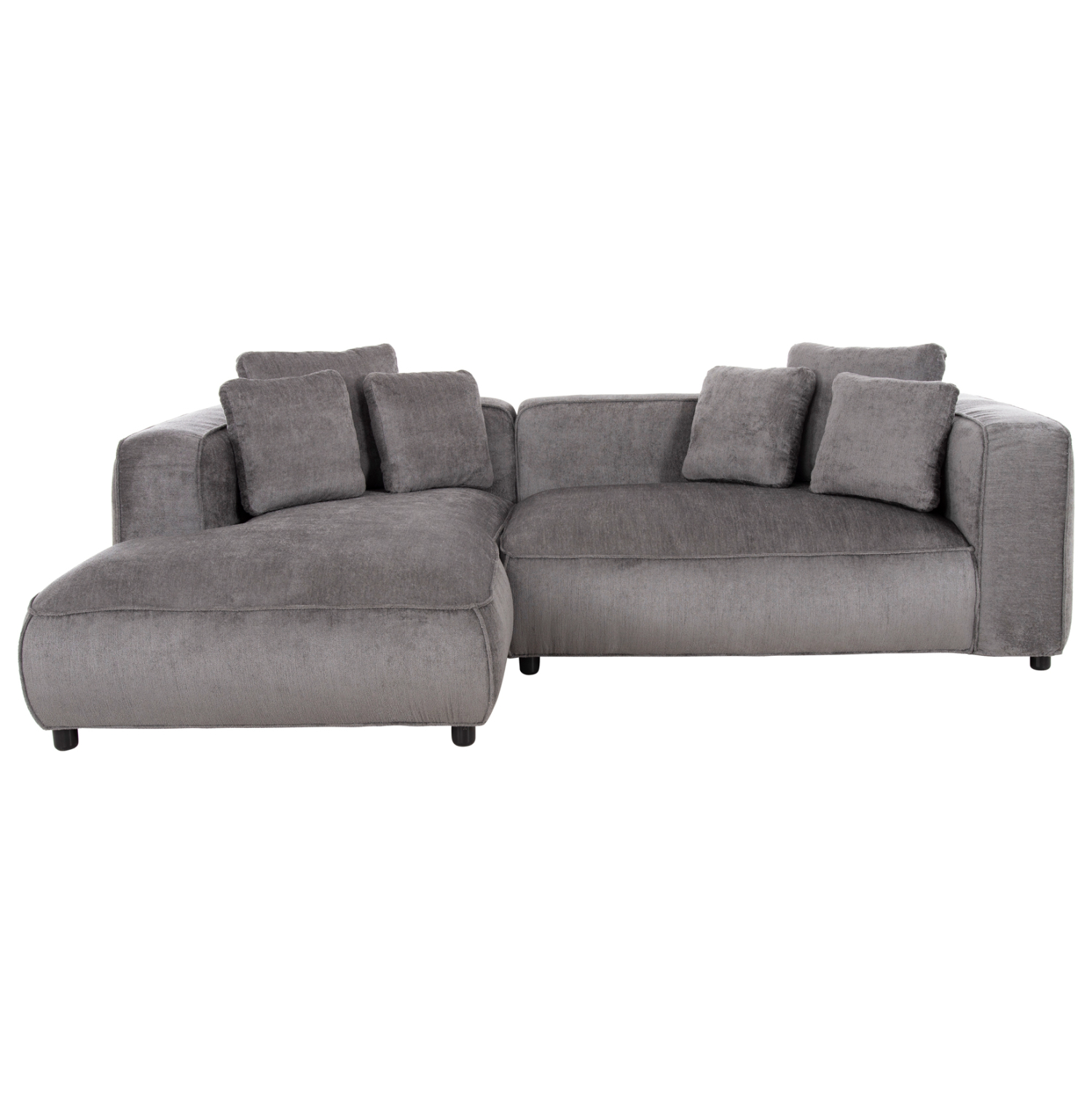 ΚΑΝΑΠΕΣ ΓΩΝΙΑ (ΑΡΙΣΤΕΡΗ) 3-ΘΕΣΙΟΣ GRACE HM3280.03L ΓΚΡΙ ΥΦΑΣΜΑ 252x160x70-90Υεκ - Image 3
