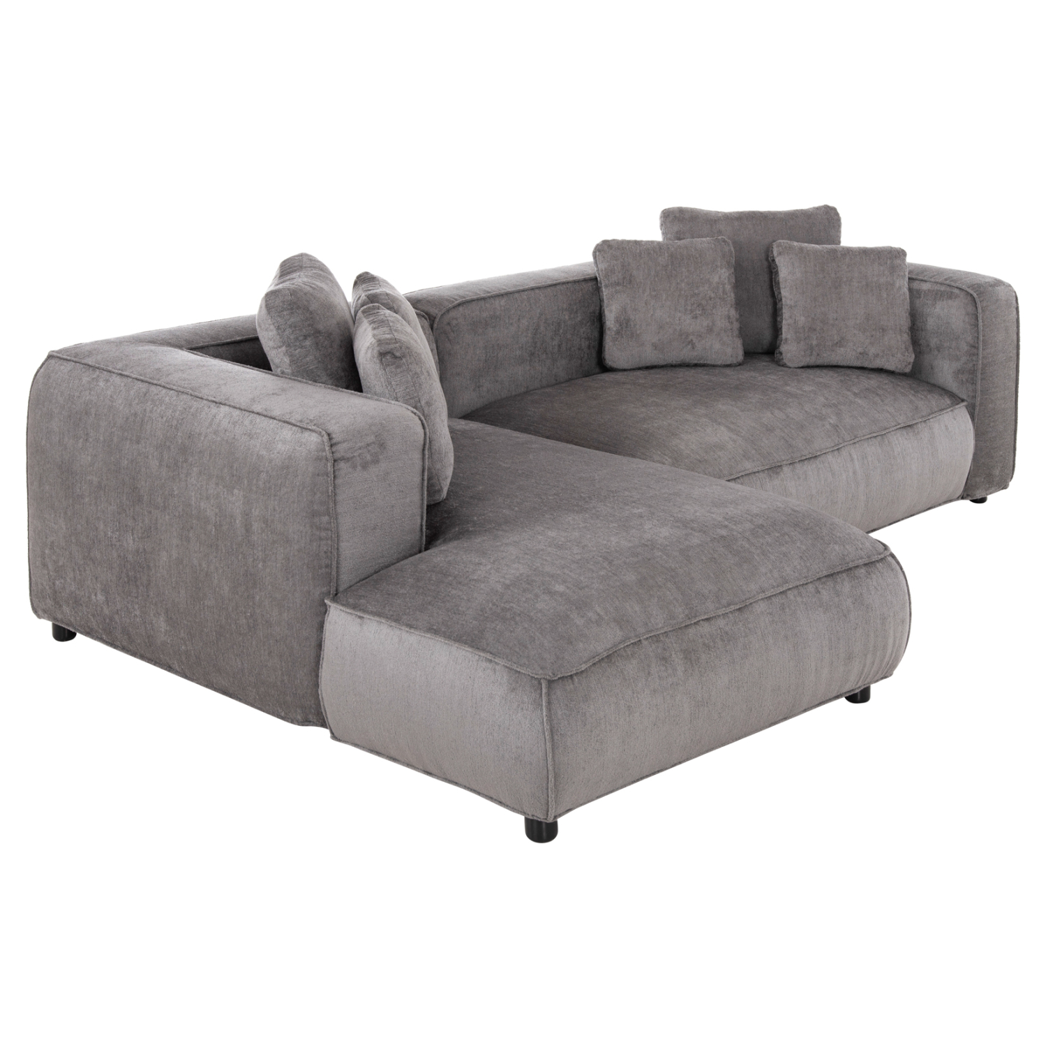 ΚΑΝΑΠΕΣ ΓΩΝΙΑ (ΑΡΙΣΤΕΡΗ) 3-ΘΕΣΙΟΣ GRACE HM3280.03L ΓΚΡΙ ΥΦΑΣΜΑ 252x160x70-90Υεκ - Image 7