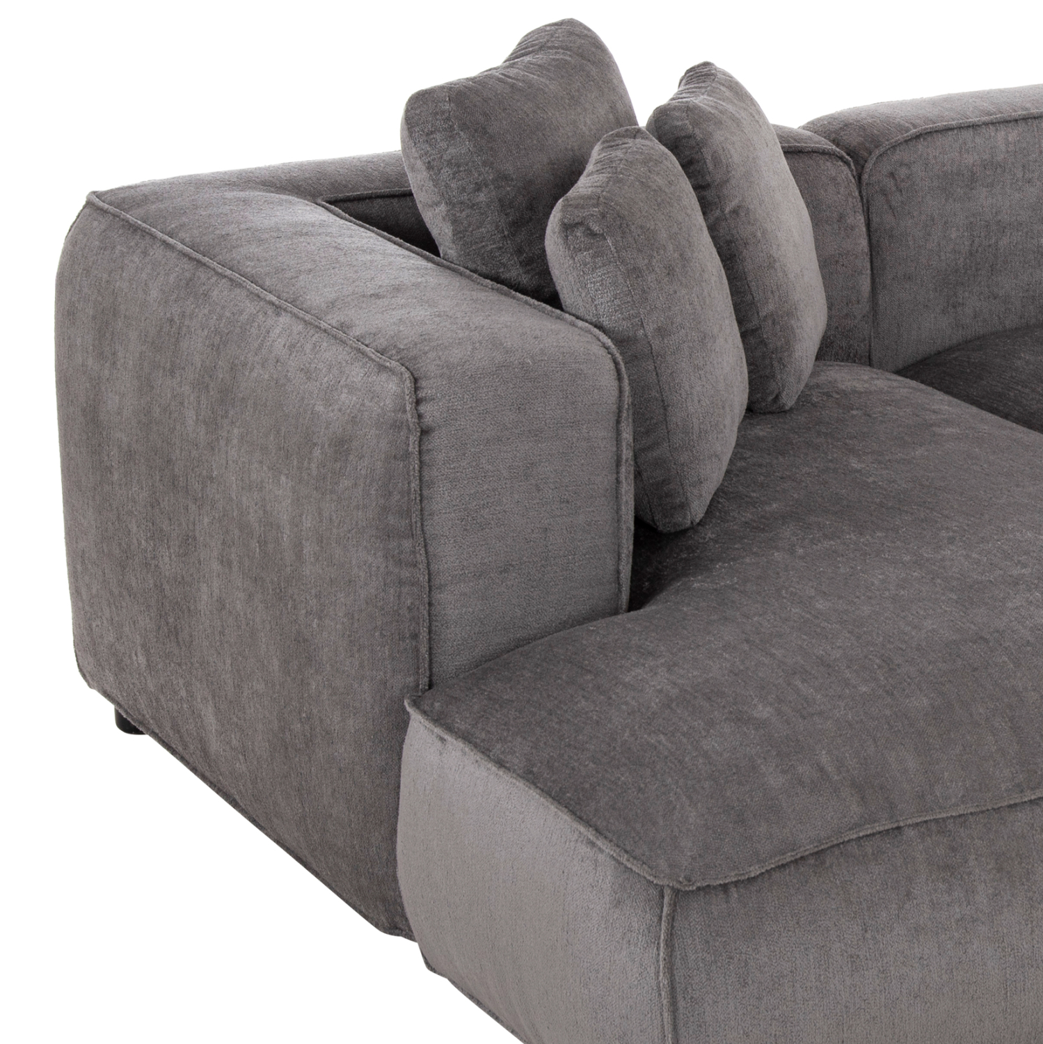ΚΑΝΑΠΕΣ ΓΩΝΙΑ (ΑΡΙΣΤΕΡΗ) 3-ΘΕΣΙΟΣ GRACE HM3280.03L ΓΚΡΙ ΥΦΑΣΜΑ 252x160x70-90Υεκ - Image 10
