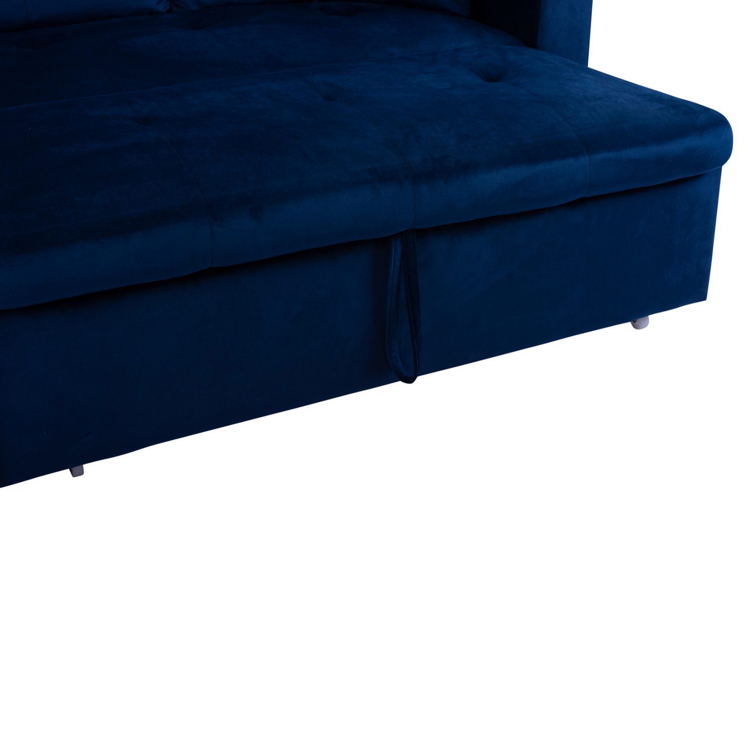 ΚΑΝΑΠΕΣ ΓΩΝΙΑ ΚΡΕΒΑΤΙ WAYNE 224x147x85Υεκ. HM3028.18 ΒΕΛΟΥΔΟ ΜΠΛΕ - Image 7