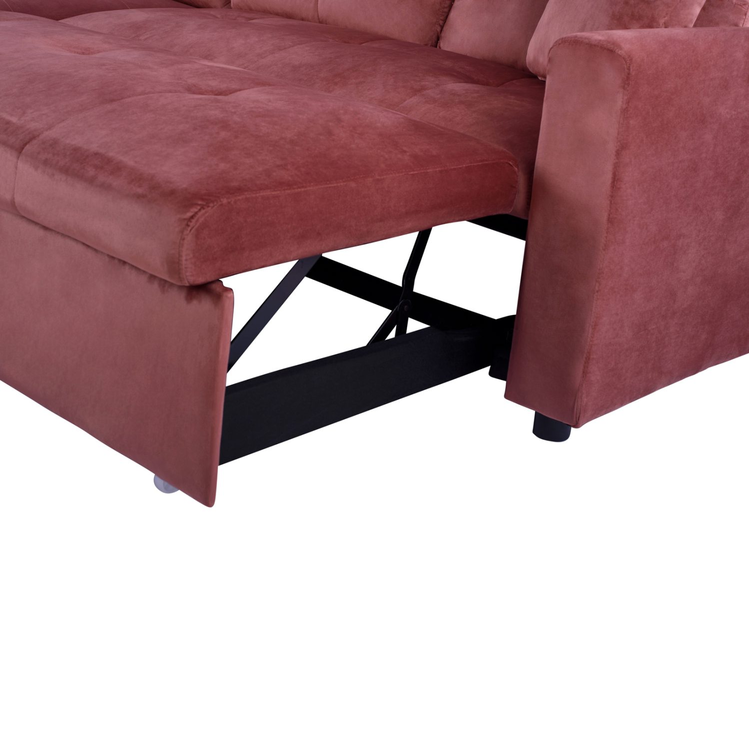 ΚΑΝΑΠΕΣ ΓΩΝΙΑ ΚΡΕΒΑΤΙ WAYNE 224x147x85Υεκ. HM3028.12 ΒΕΛΟΥΔΟ ΣΑΠΙΟ ΜΗΛΟ - Image 7