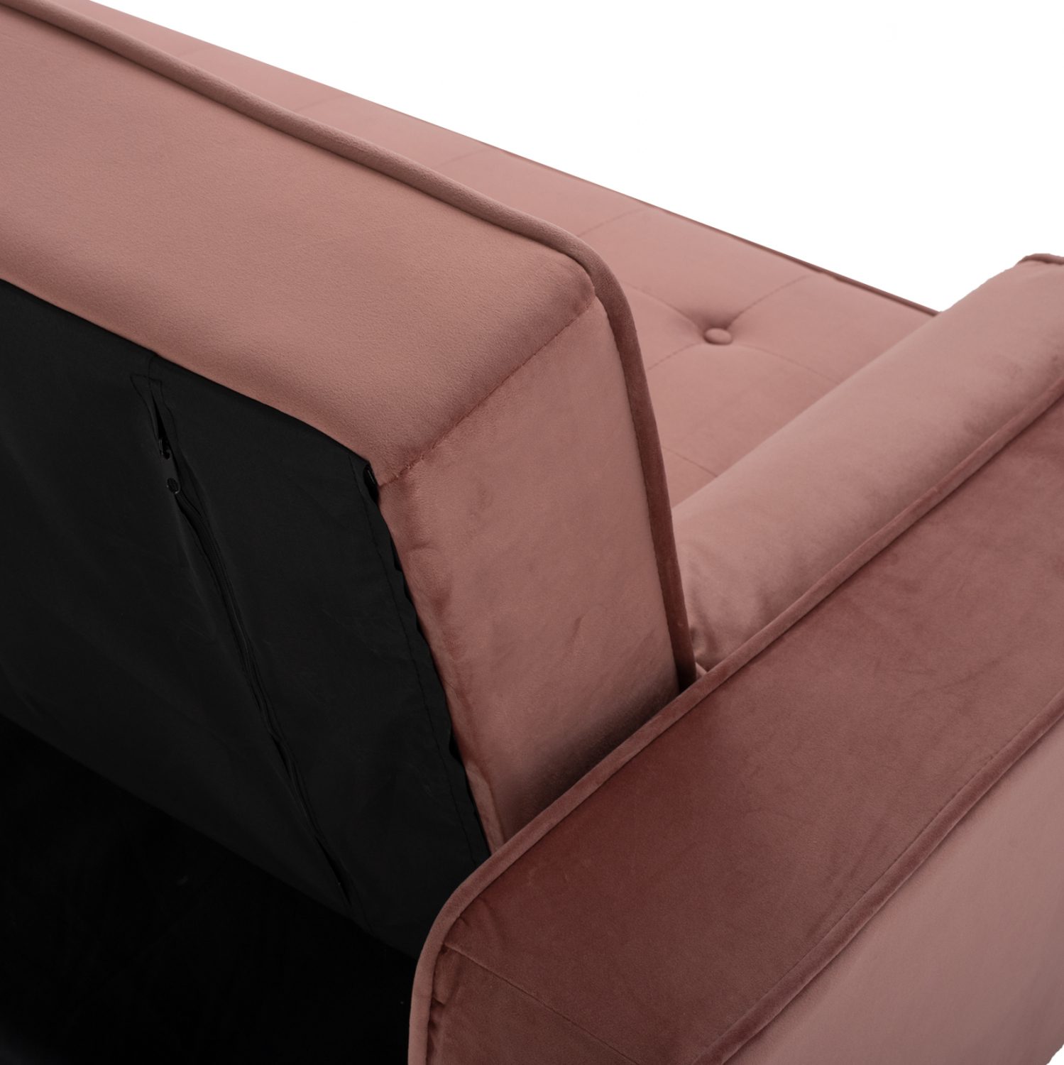 ΚΑΝΑΠΕΣ ΚΡΕΒΑΤΙ SALVADOR HM3150.12 ΒΕΛΟΥΔΟ ΣΑΠΙΟ ΜΗΛΟ  223X90X80Y εκ. - Image 8