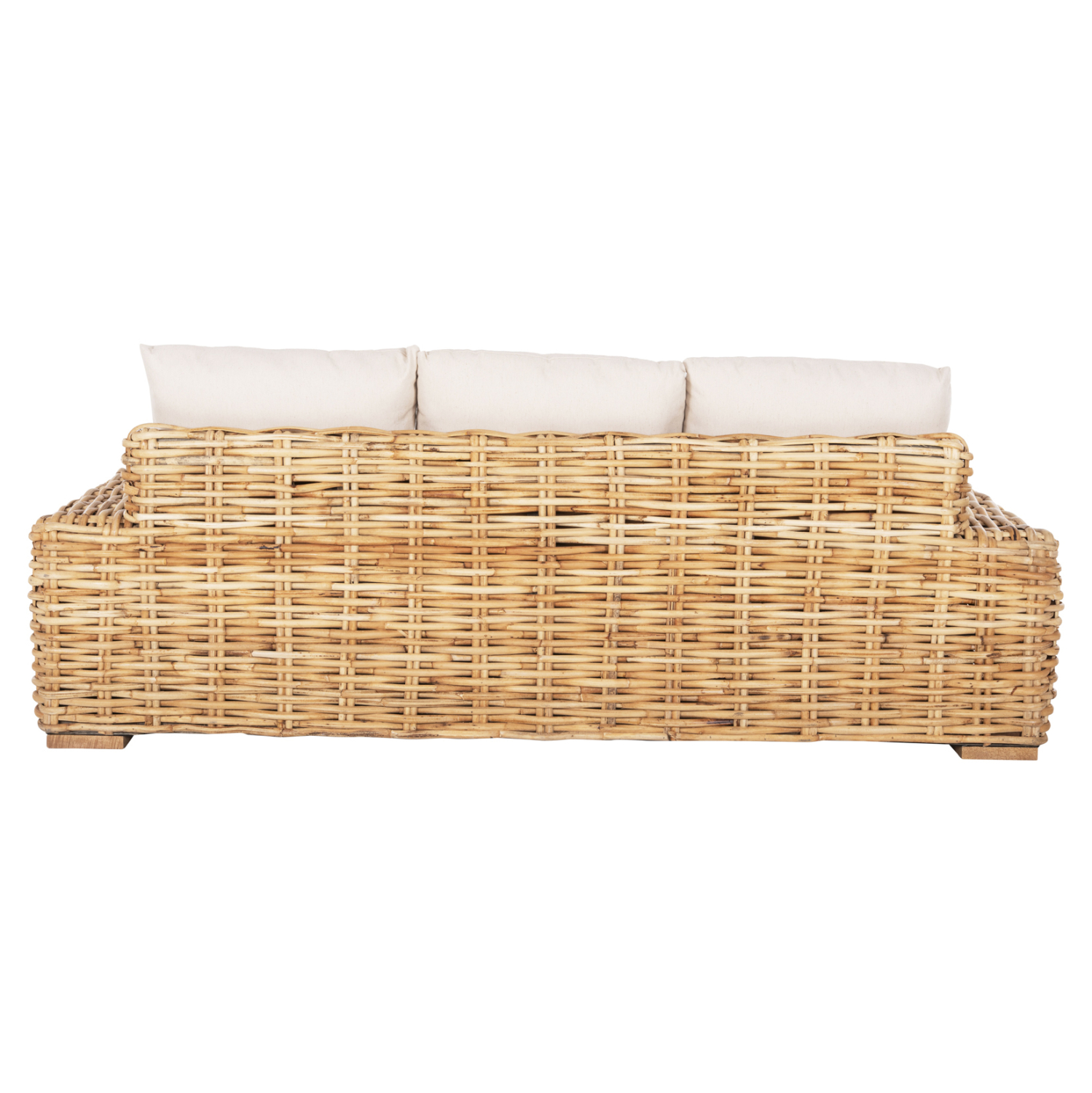 ΚΑΝΑΠΕΣ ΤΡΙΘΕΣΙΟΣ ΕΞ.ΧΩΡΟΥ TROPEL HM9808 ΞΥΛΟ MANGO-RATTAN ΦΥΣΙΚΟ-ΛΕΥΚΑ ΜΑΞΙΛΑΡΙΑ 216x88x85Υεκ - Image 6
