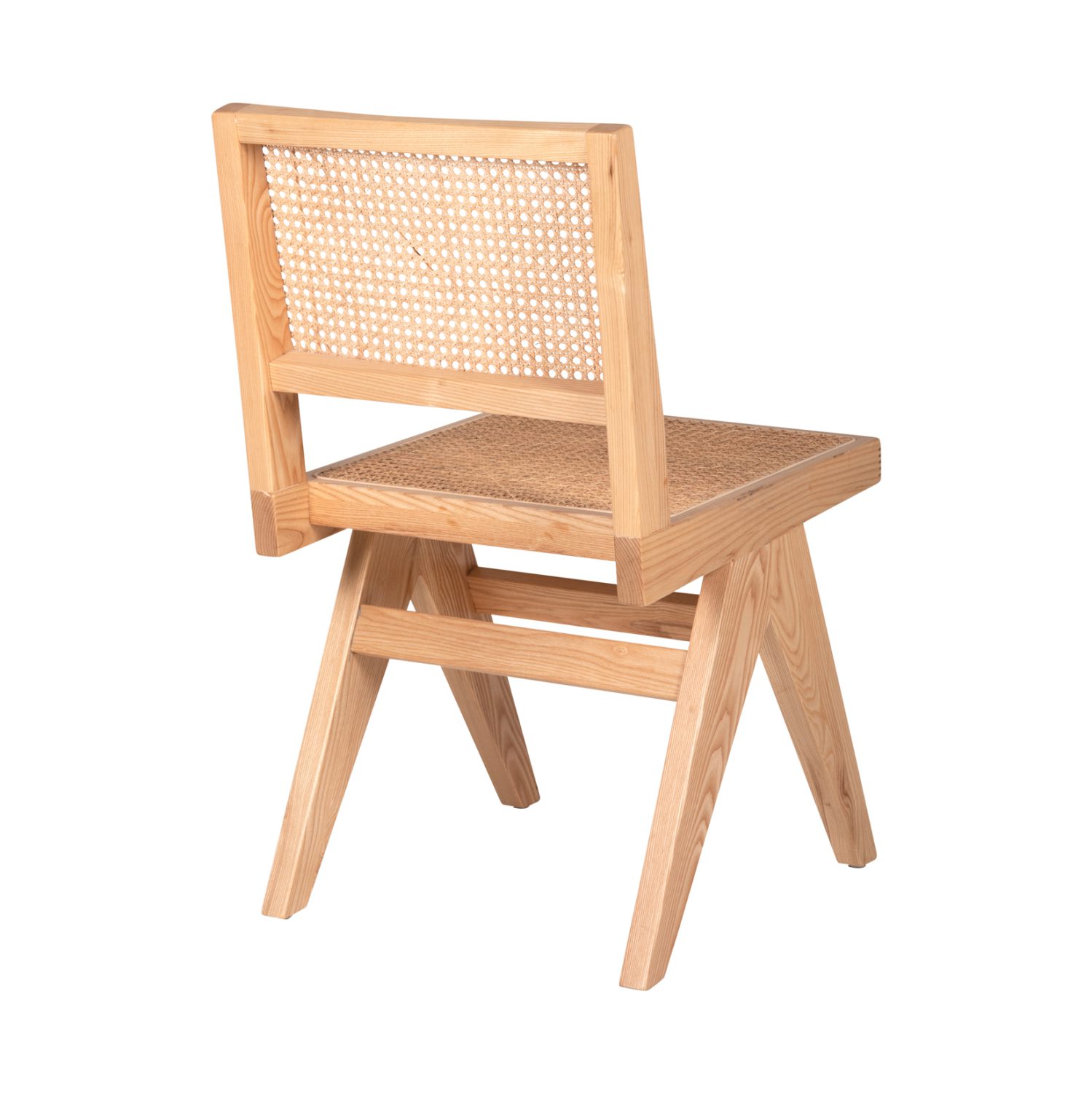 ΚΑΡΕΚΛΑ FREDRIK HM9873 ΞΥΛΟ ΦΡΑΞΙΝΟΥ ΚΑΙ RATTAN ΣΕ ΦΥΣΙΚΟ ΧΡΩΜΑ 45x55,5x83Yεκ. - Image 5