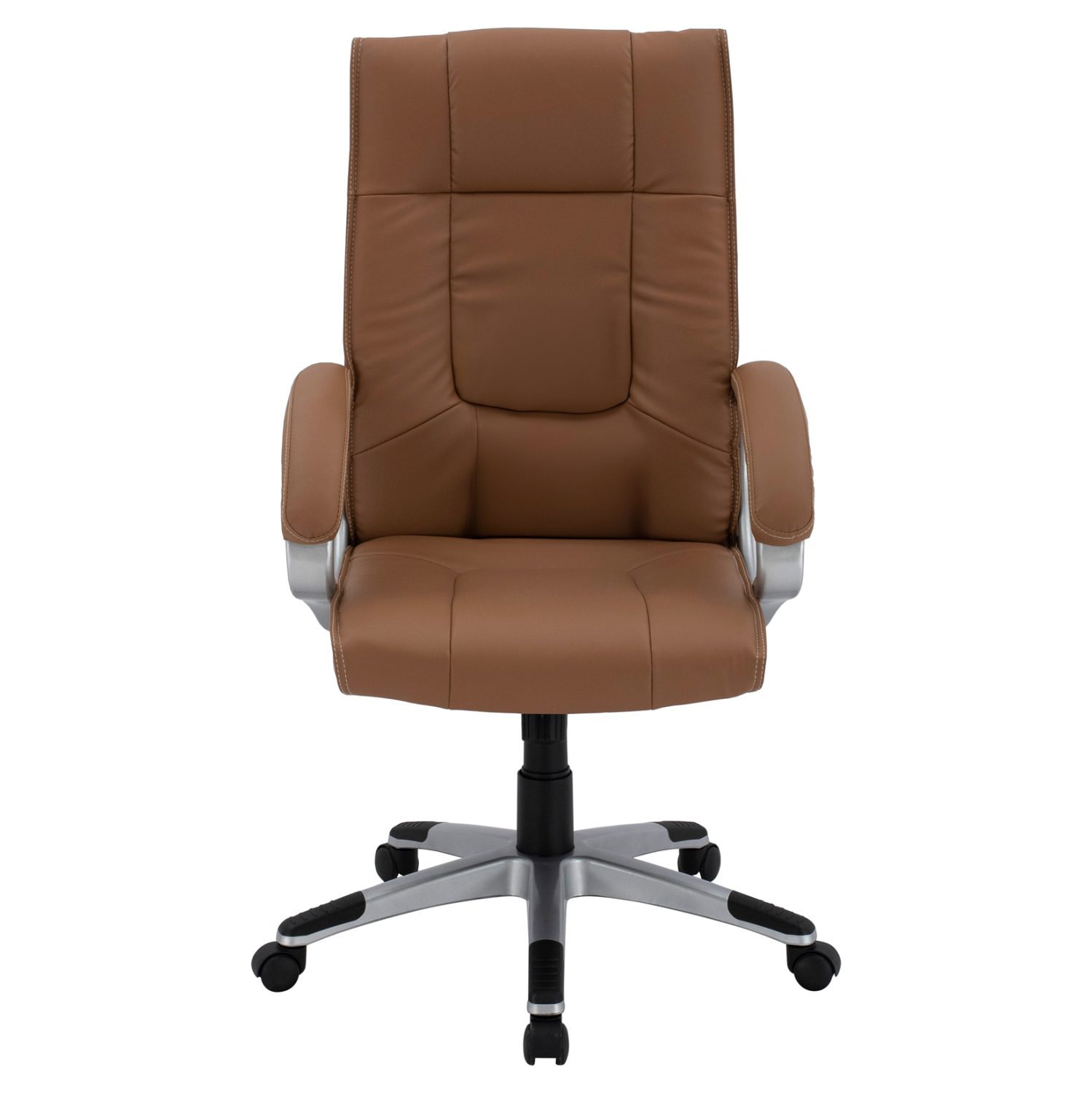 ΚΑΡΕΚΛΑ ΓΡΑΦΕΙΟΥ CHANDER HM1092.09 ΣΕ CAMEL ΑΠΟΧΡΩΣΗ 63x66x116 εκ. - Image 3