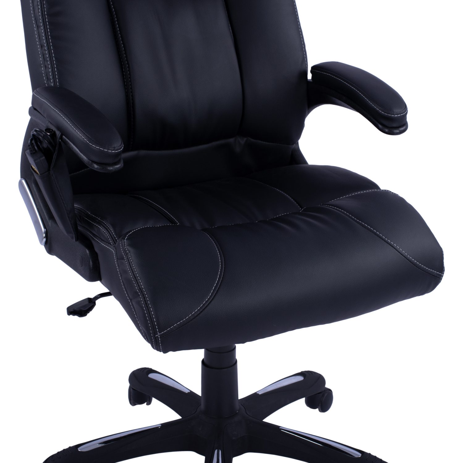 ΚΑΡΕΚΛΑ ΓΡΑΦΕΙΟΥ THORIN HM1050.01 ΜΕ MASSAGE ΜΑΥΡΗ HOMEMARKT 62x70x127Y εκ. - Image 8