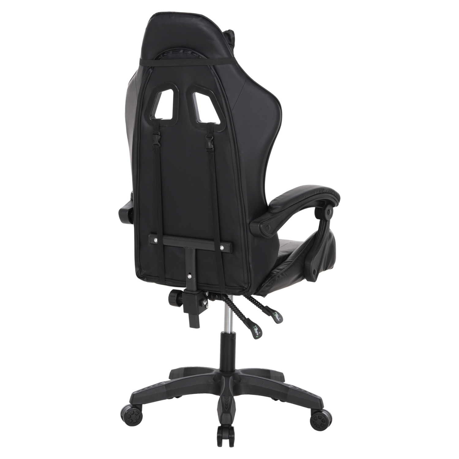 ΚΑΡΕΚΛΑ ΓΡΑΦΕΙΟΥ GAMING MANCER HM1194 ΜΑΥΡΟ PU-ΜΑΥΡΟ ΠΟΛΥΠΡΟΠΥΛΕΝΙΟ 59x69x125Υεκ. - Image 5