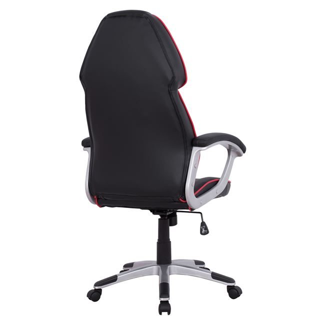 ΚΑΡΕΚΛΑ ΓΡΑΦΕΙΟΥ GAMING ARIS HM1007 BUCKET ΜΑΥΡΟ PU - ΚΟΚΚΙΝΗ ΡΙΓΑ 69x68x(119-127) εκ. - Image 5