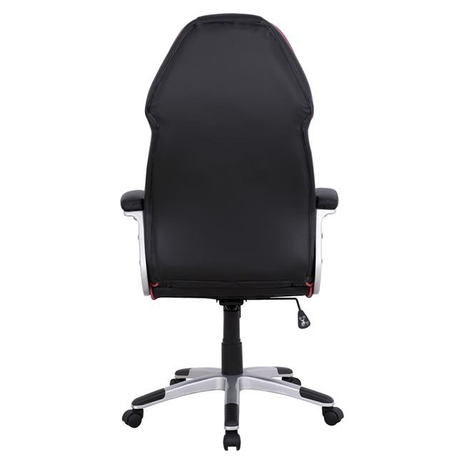 ΚΑΡΕΚΛΑ ΓΡΑΦΕΙΟΥ GAMING ARIS HM1007 BUCKET ΜΑΥΡΟ PU - ΚΟΚΚΙΝΗ ΡΙΓΑ 69x68x(119-127) εκ. - Image 6