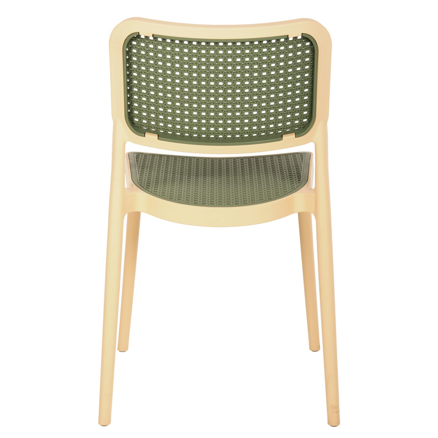 ΚΑΡΕΚΛΑ ΠΟΛΥΠΡΟΠΥΛΕΝΙΟΥ MEKO HM5934.04 ΜΠΕΖ ΜΕ OLIVE GREEN ΨΑΘΑ 41x49x102Υ εκ. - Image 6