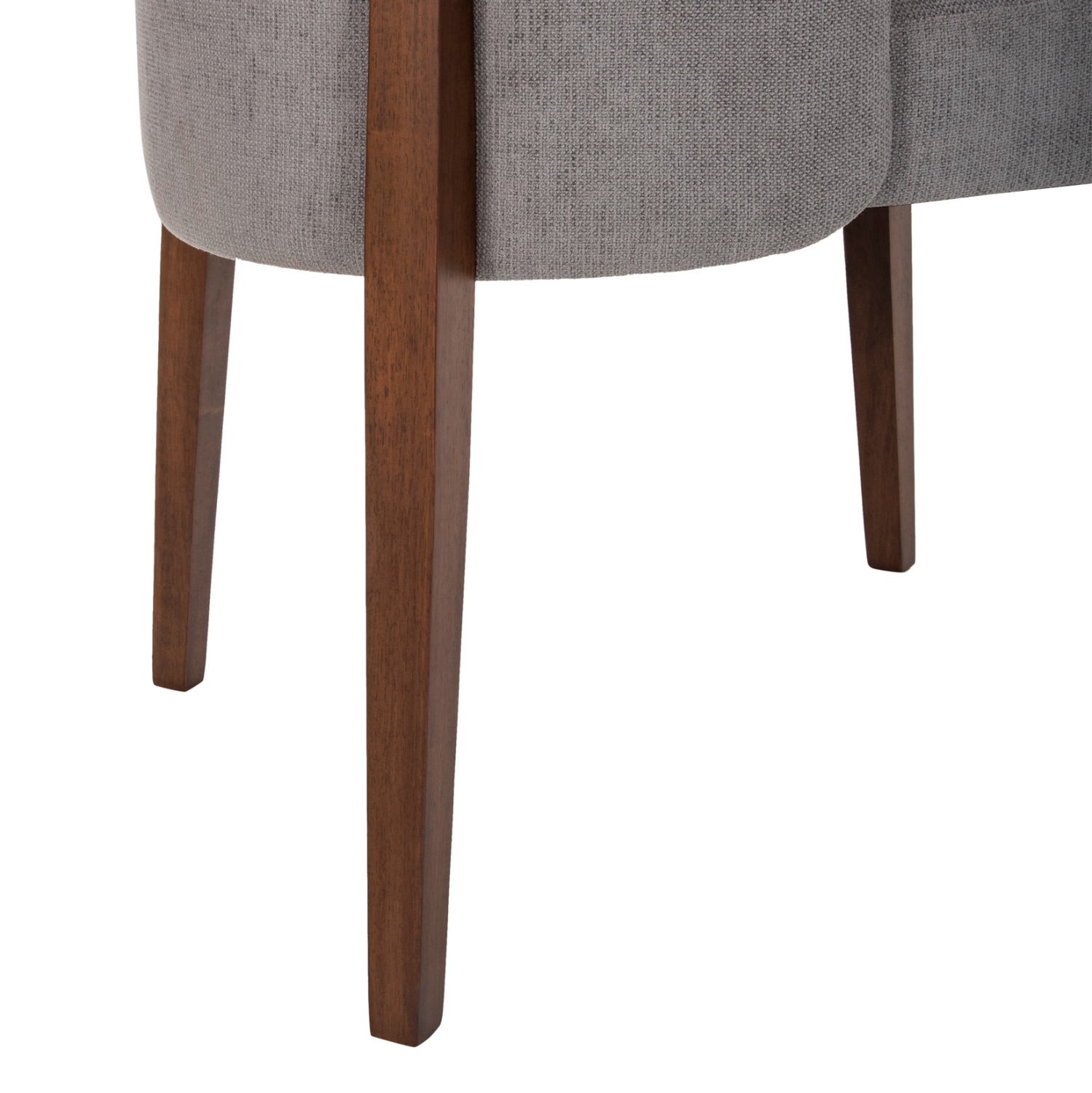ΚΑΡΕΚΛΑ ΤΡΑΠΕΖΑΡΙΑΣ RAMMER HM9744.01 RUBBERWOOD ΣΕ ΚΑΡΥΔΙ-ΓΚΡΙ ΥΦΑΣΜΑ 57x55x86Υεκ. - Image 8