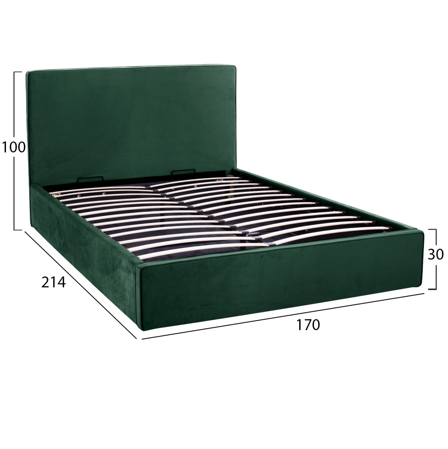ΚΡΕΒΑΤΙ ALLIE HM584.13 160Χ200 ΜΕ ΑΠΟΘΗΚΕΥΤΙΚΟ ΧΩΡΟ ΚΥΠΑΡΙΣΣΙ - Image 3