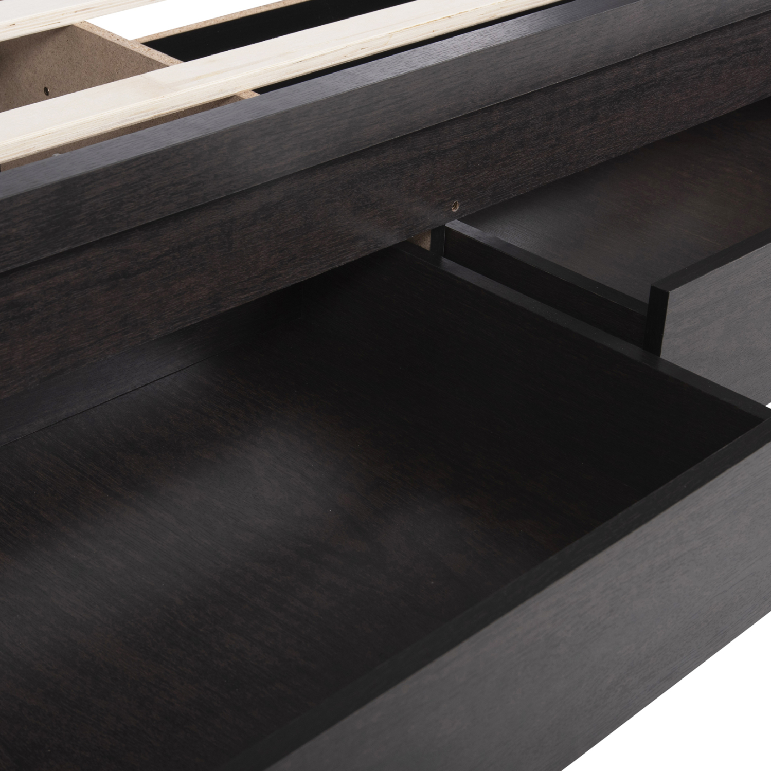ΚΡΕΒΑΤΙ ΜΕΛΑΜΙΝΗΣ CAPRI HM599.11 ΜΕ 2ΣΥΡΤΑΡΙΑ-WENGE- ΓΙΑ ΣΤΡΩΜΑ 140x200εκ. - Image 8