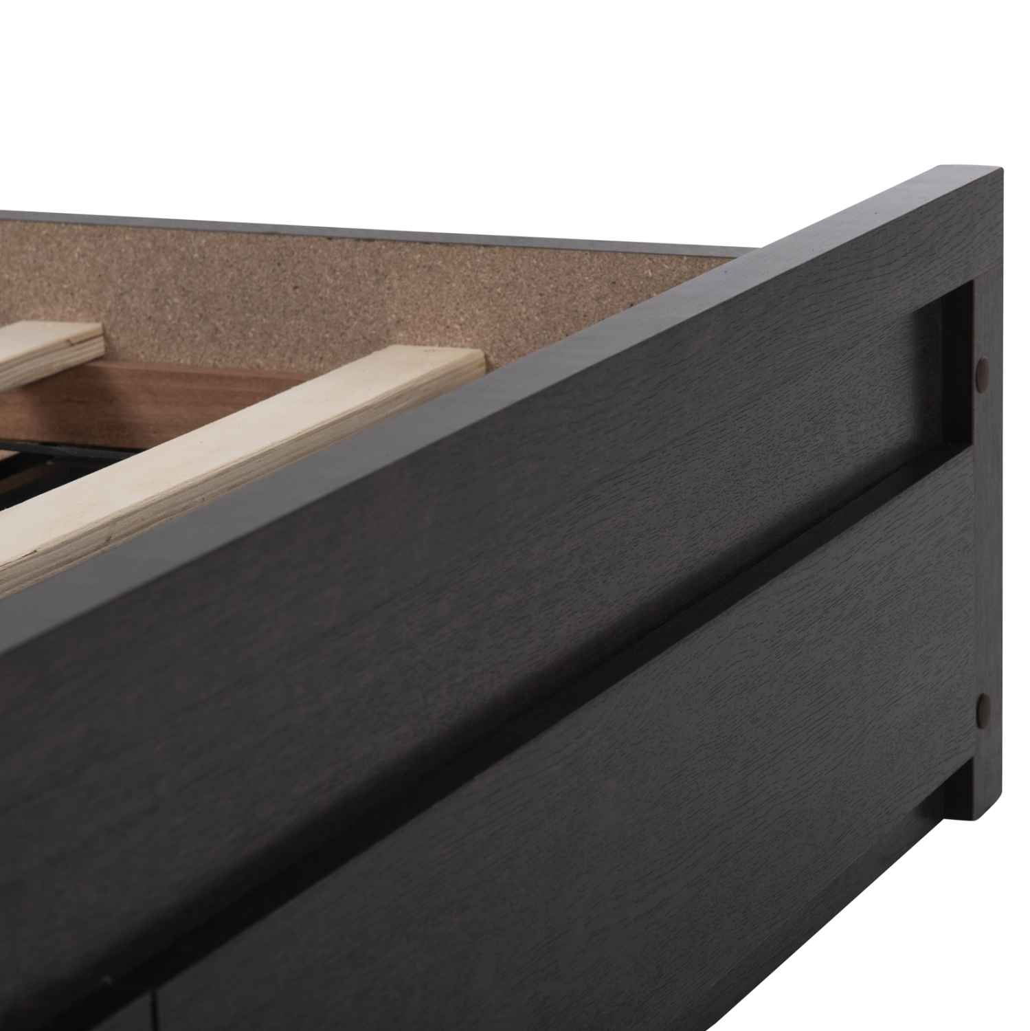 ΚΡΕΒΑΤΙ ΜΕΛΑΜΙΝΗΣ CAPRI HM599.11 ΜΕ 2ΣΥΡΤΑΡΙΑ-WENGE- ΓΙΑ ΣΤΡΩΜΑ 140x200εκ. - Image 10