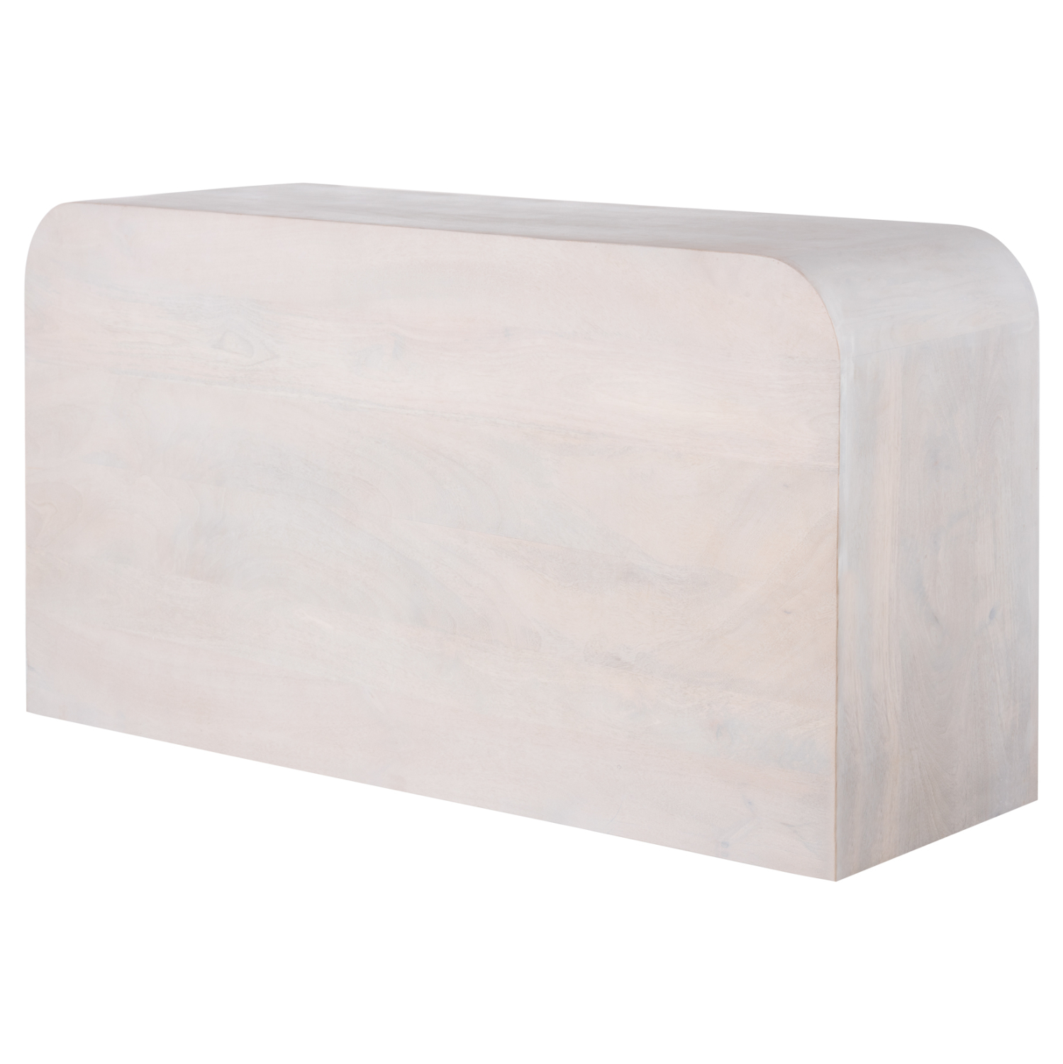 ΜΠΟΥΦΕΣ HANDYR HM9705 ΜΑΣΙΦ ΞΥΛΟ MANGO ΣΕ ΛΕΥΚΟ ΧΡΩΜΑ 165x35x75Yεκ. - Image 4