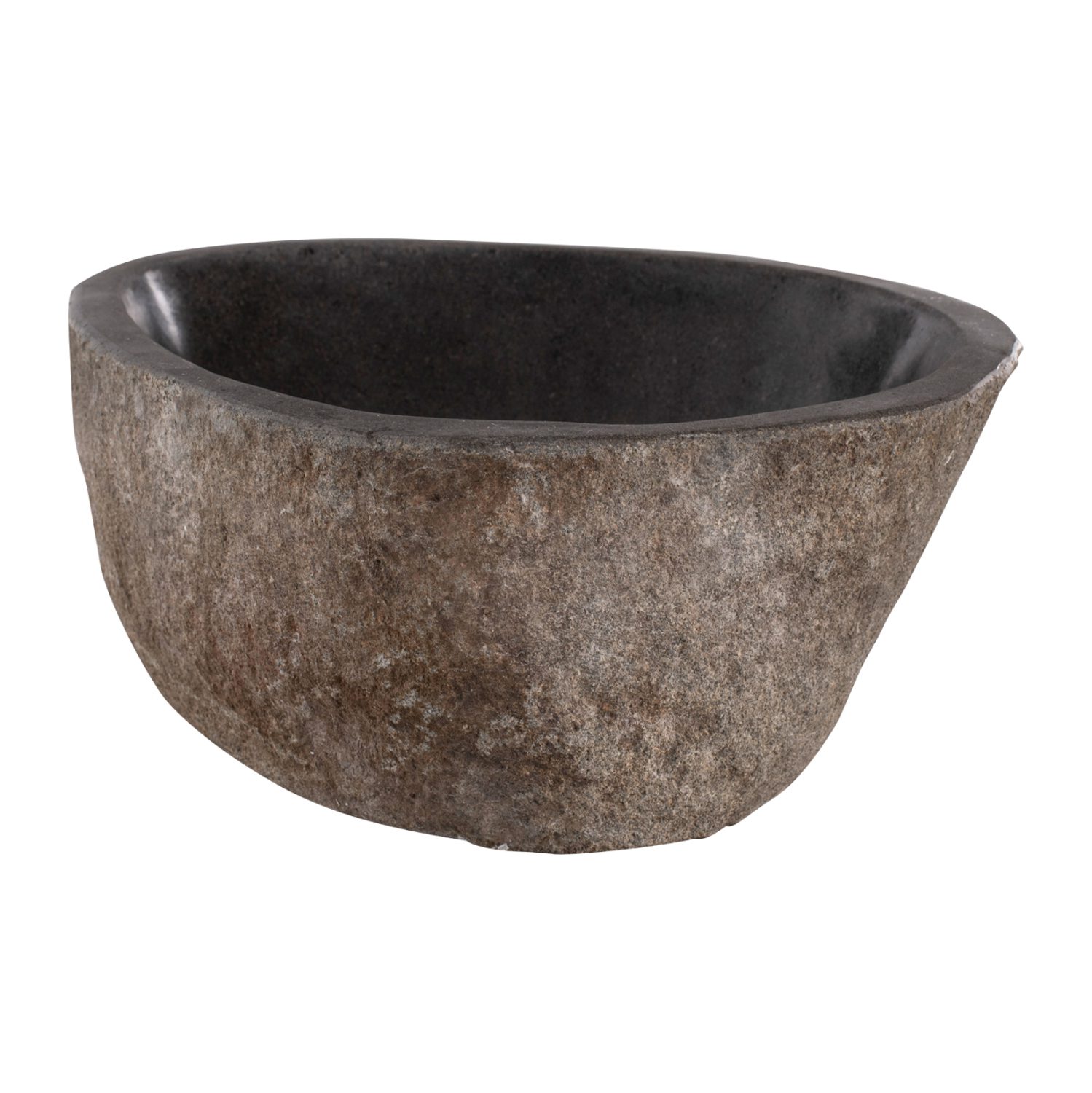 ΝΙΠΤΗΡΑΣ STONE SINK ΛΑΞΕΥΜΕΝΗ ΠΕΤΡΑ ΓΚΡΙ ΧΡΩΜΑ 40x40x20Yεκ.HM7807 - Image 4