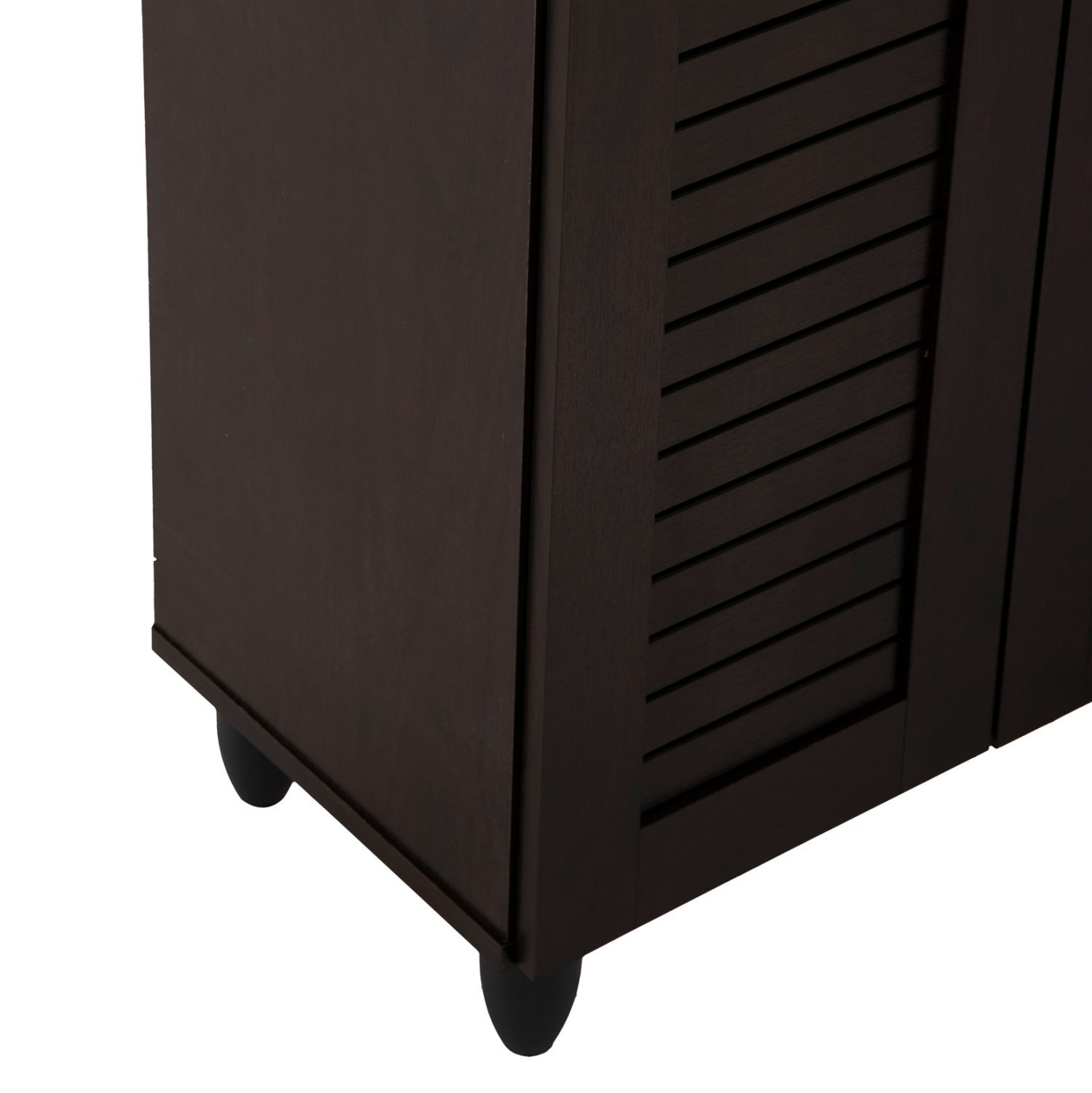 ΠΑΠΟΥΤΣΟΘΗΚΗ-ΝΤΟΥΛΑΠΑ PROLLY HM9609.01 ΜΕΛΑΜΙΝΗ WENGE-3ΠΟΡΤΕΣ-4ΡΑΦΙΑ 87x32x88Υεκ. - Image 8